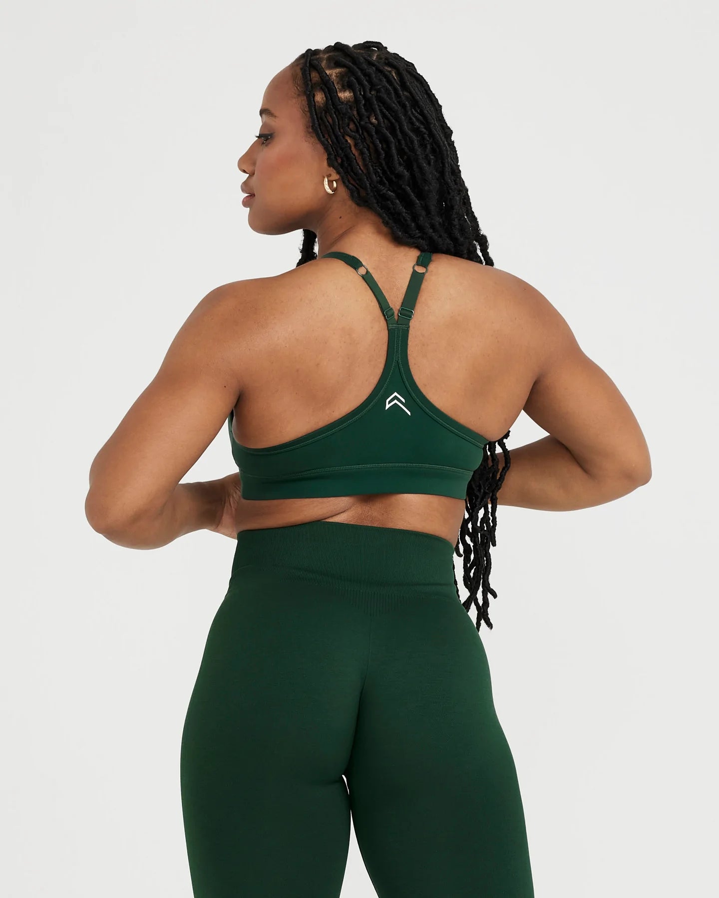 High Support Everyday Sports Bra for Women - Comfortable & Breathable Workout Top for Yoga, Running, Gym - Evergreen Activewear