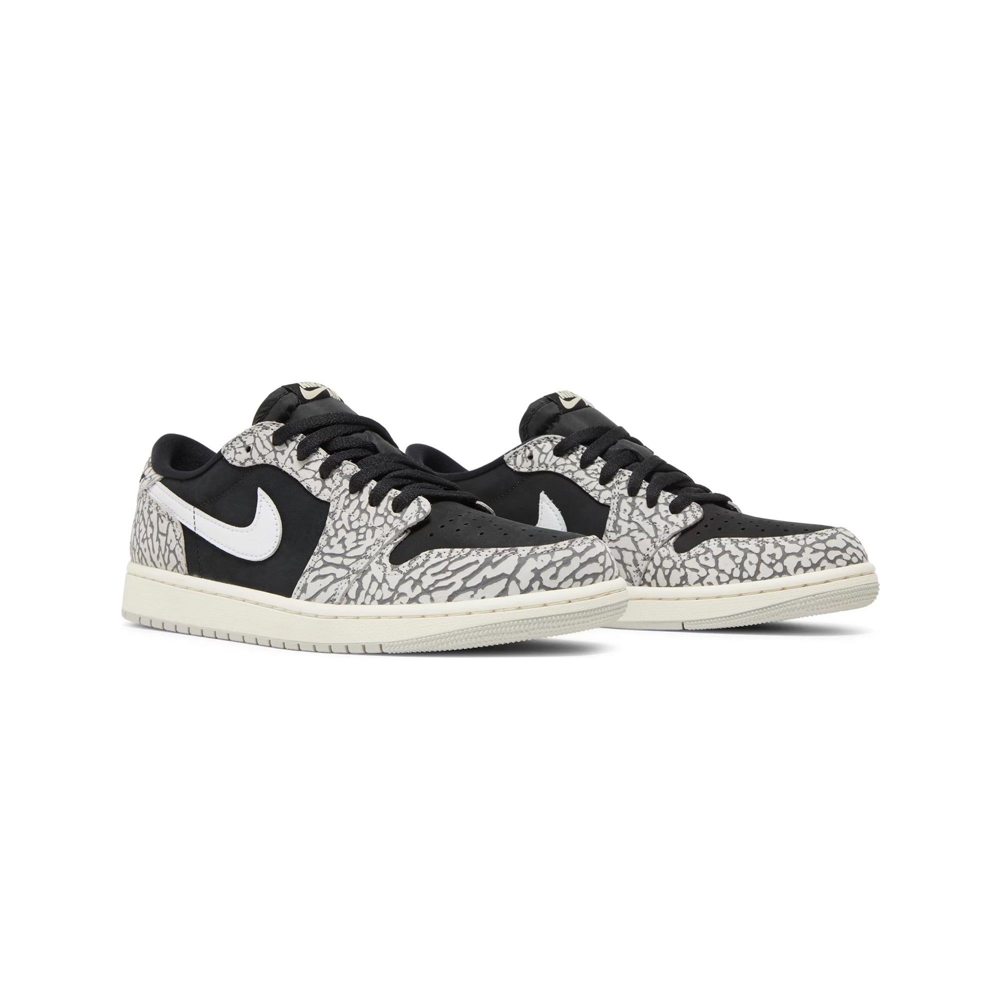 Air Jordan 1 Retro Low OG 'Black Cement' Sneakers (2023) - Men's Basketball Shoes for Casual Wear & Street Style Fashion