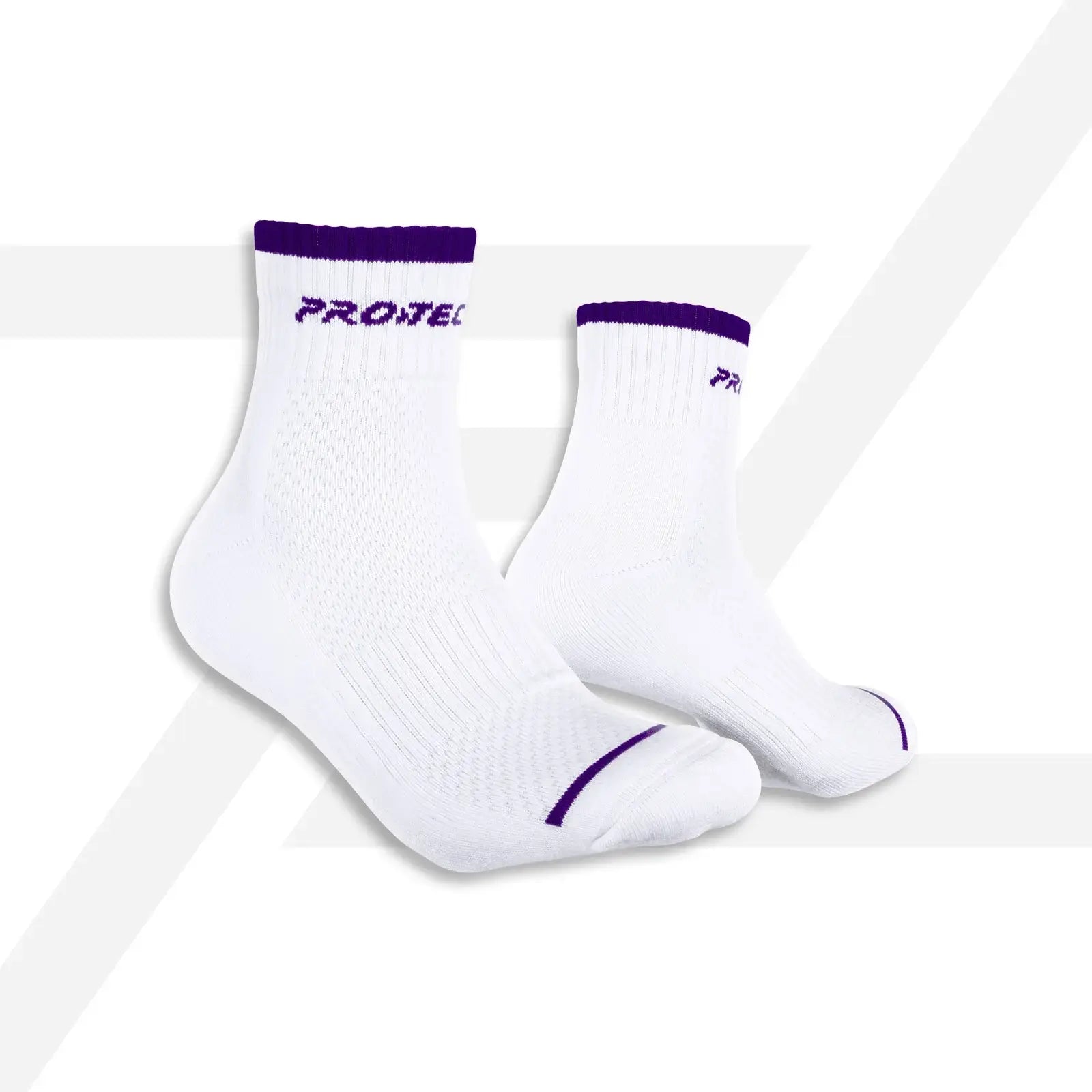 PROTECH Cotton Quarter Sport Socks QS1002 - Breathable Athletic Socks for Running, Gym & Outdoor Activities - Comfortable Cushioned Socks for Men & Women
