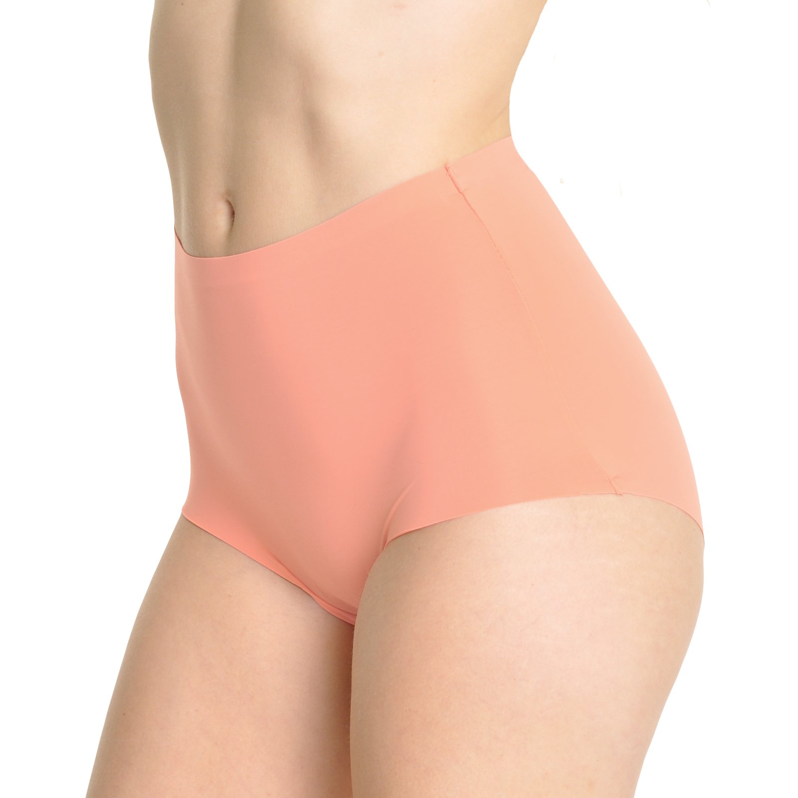Angelina Women's Seamless Laser Cut Invisible Panties - 6 Pack Ultra Soft Nylon Underwear for Everyday Comfort & No Show Wear