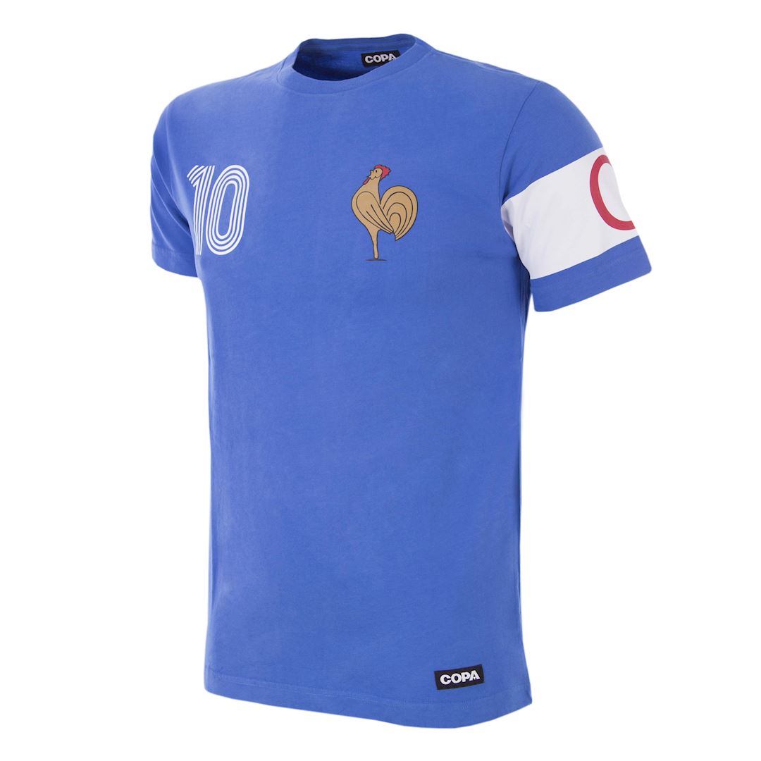 COPA Football France Captain T-Shirt - Official Soccer Jersey for Fans, Men & Women - Perfect for Games, Parties & Casual Wear