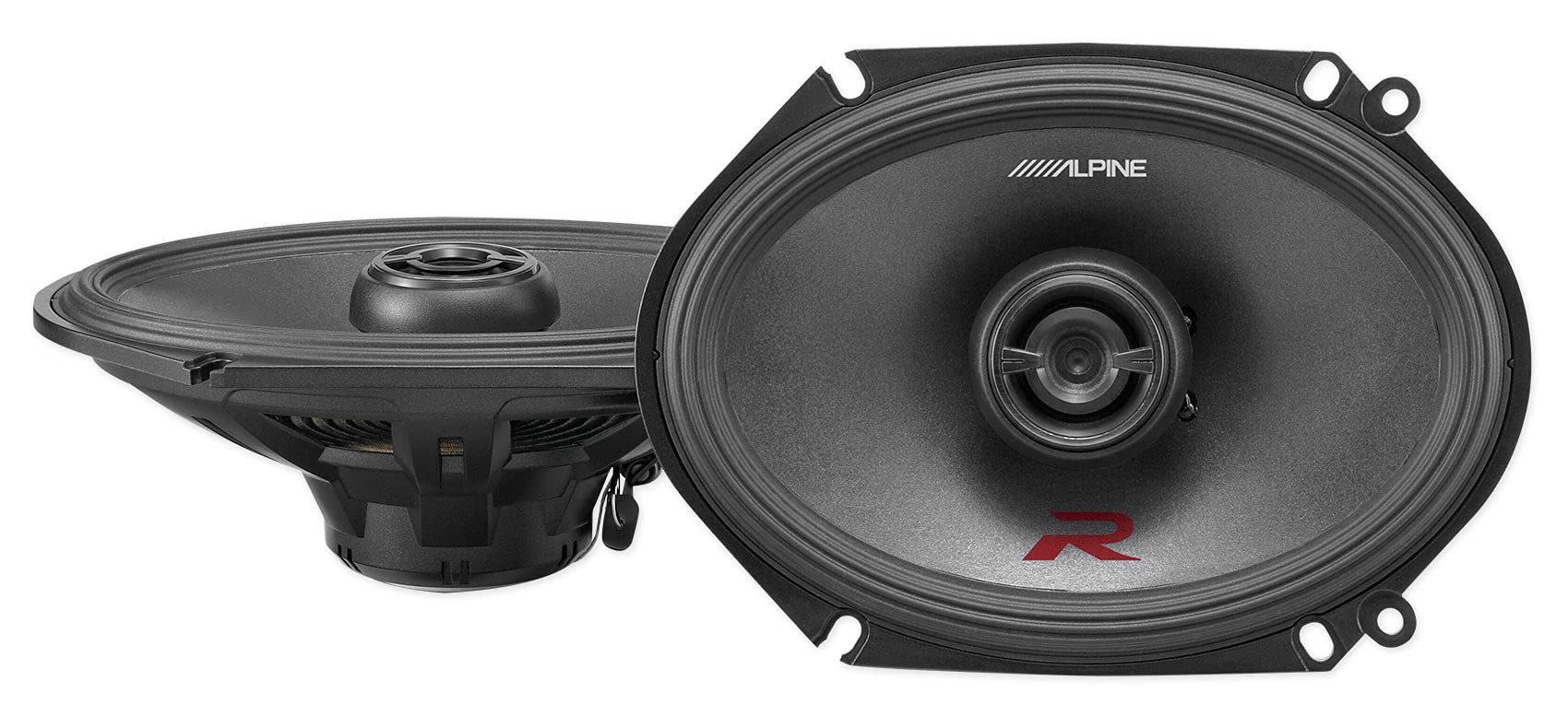 Alpine R-S68 300 Watt 6x8 Inch 2-Way Coaxial Car Speakers - Premium Sound for Cars, Trucks & SUVs - Perfect for Road Trips & Music Lovers