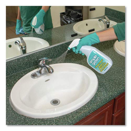 32oz Wintergreen Scale Remover & Deodorizer - Heavy Duty Bathroom Cleaner for Shower, Tile & Toilet - 12 Pack/Carton for Commercial & Home Use
