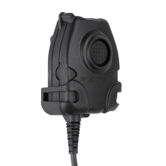 Motorola PMLN6095 In-Line PTT Adapter for Two-Way Radios - Push to Talk Communication Device for Security, Construction & Emergency Teams