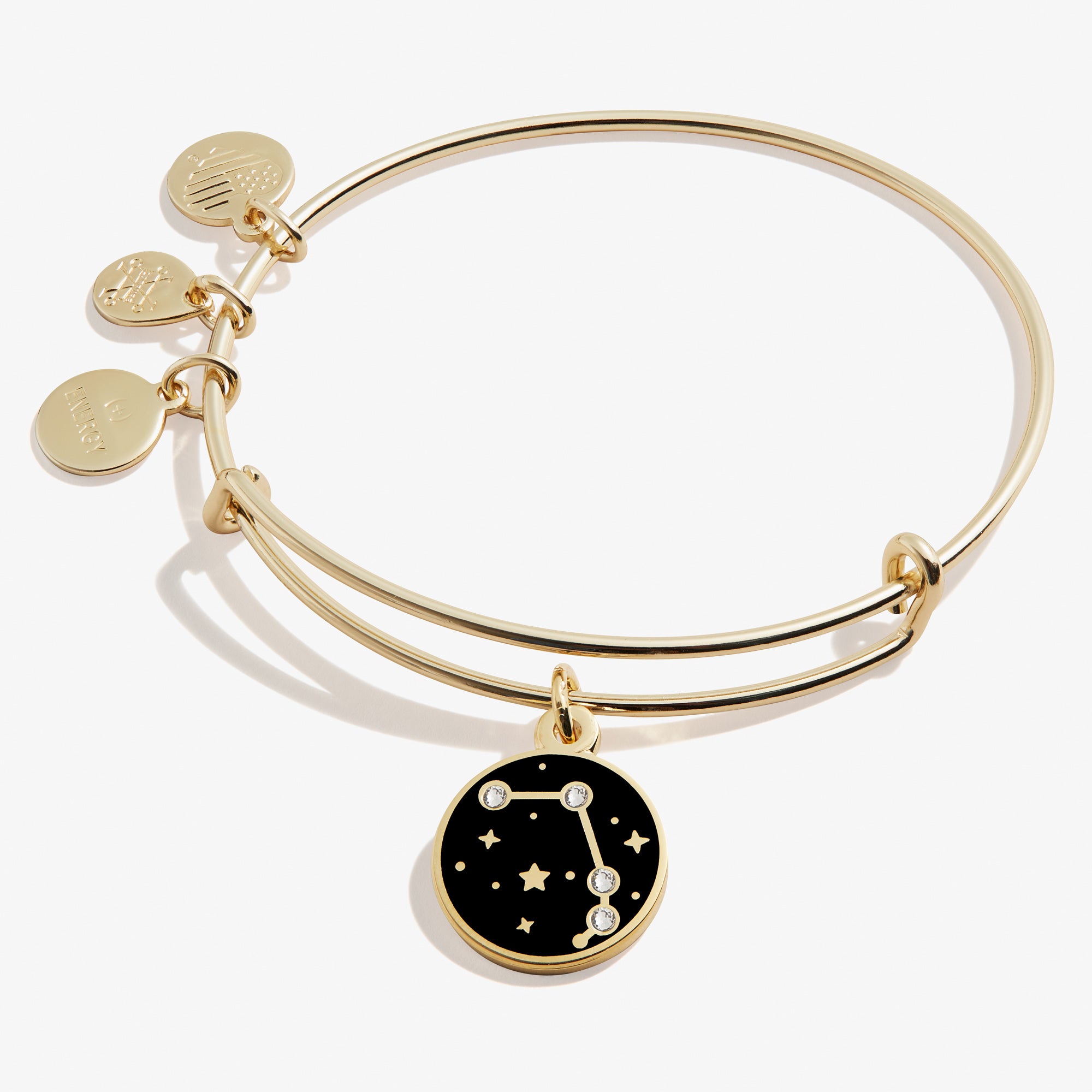 Aries Zodiac Charm Bangle - Sterling Silver Zodiac Bracelet for Women - Perfect for Birthdays, Gifts & Astrology Lovers