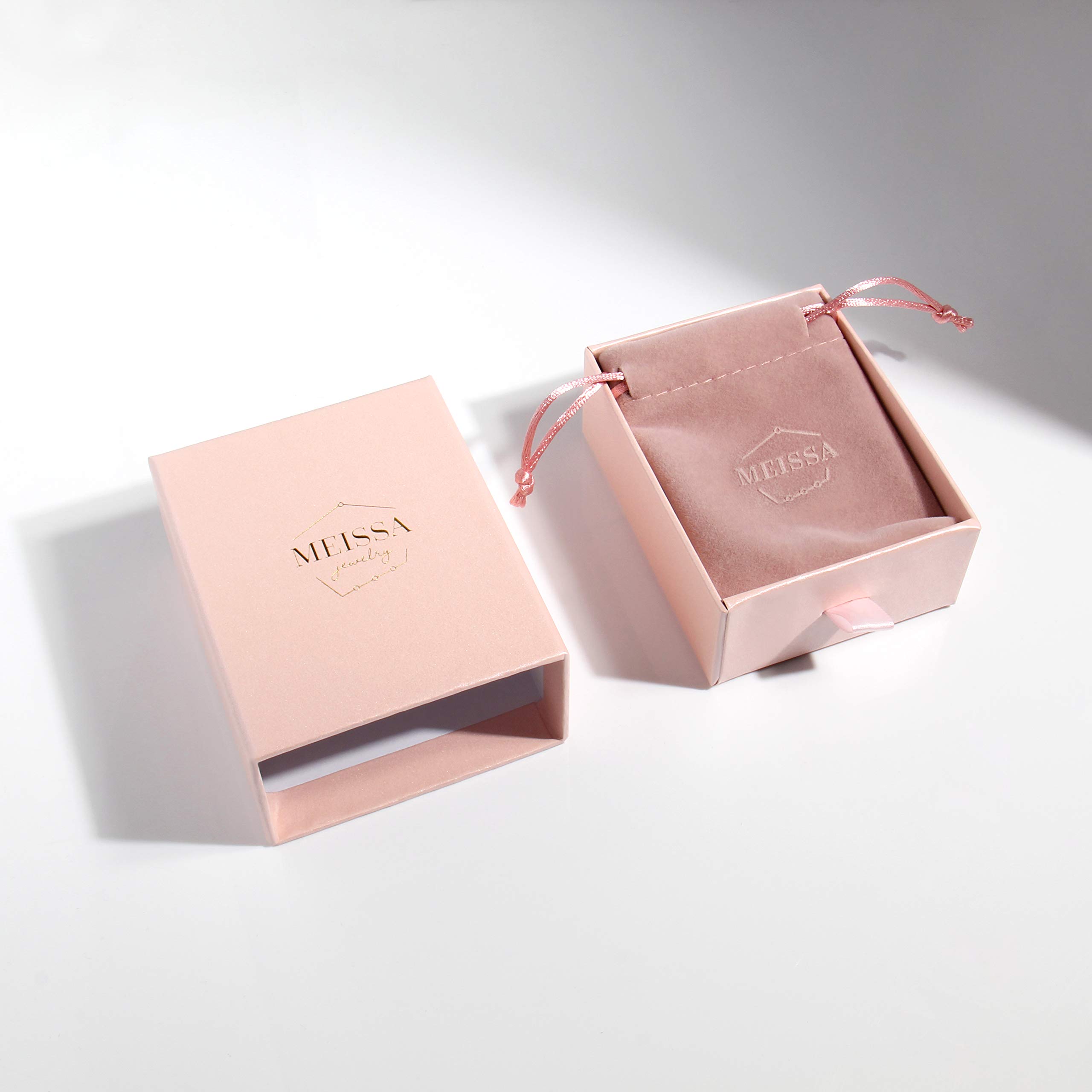 Meissa Hollow Heart Pendant Necklace for Women - Rose Gold Plated Double Love Friendship Necklace, Elegant Gift for Mother's Day, Valentine's Day & Anniversary | Perfect for Date Nights, Weddings & Special Occasions