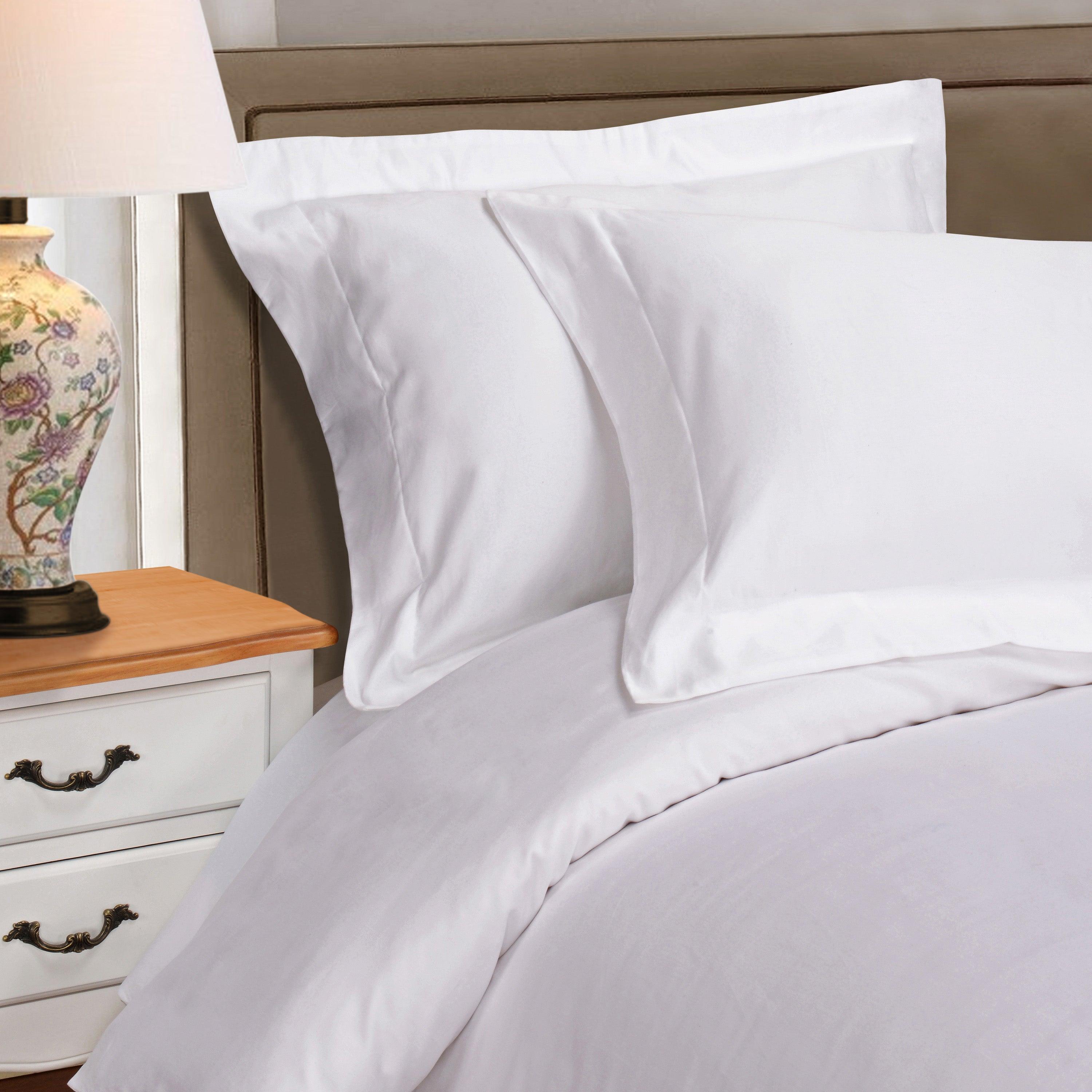 Premium Egyptian Cotton 530 Thread Count Duvet Cover Set - Ultra Soft & Breathable Bedding for Luxury Hotels & Master Bedrooms