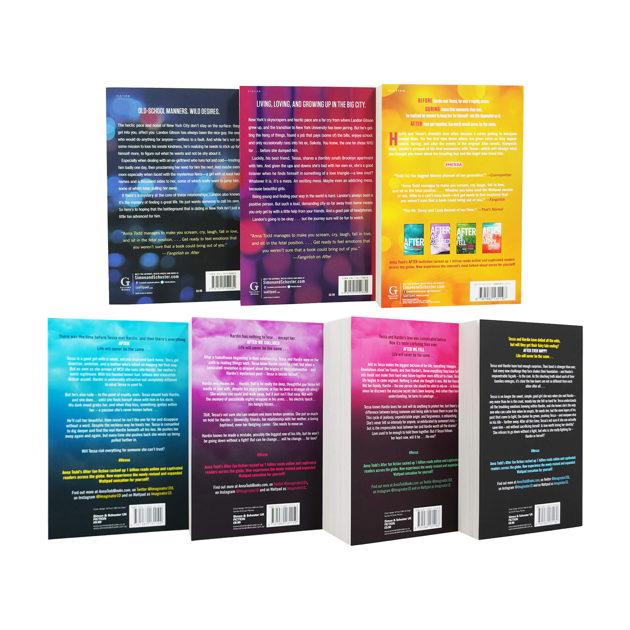 Anna Todd 7 Books Collection - The After & The Landon Series - Young Adult Romance Novels - Paperback Set - Perfect for Teens & Book Lovers - Great for Gifts, Reading Clubs & Personal Enjoyment