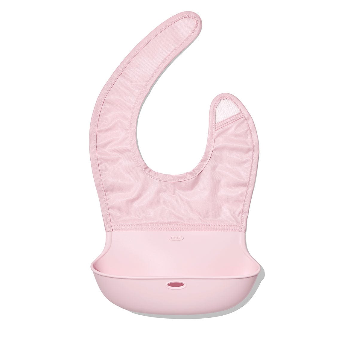 OXO TOT Roll Up BiB 2 Pack - Blossom & Dusk Baby Bibs for Messy Eaters | Perfect for Feeding Time, Daycare & On-the-Go Meals
