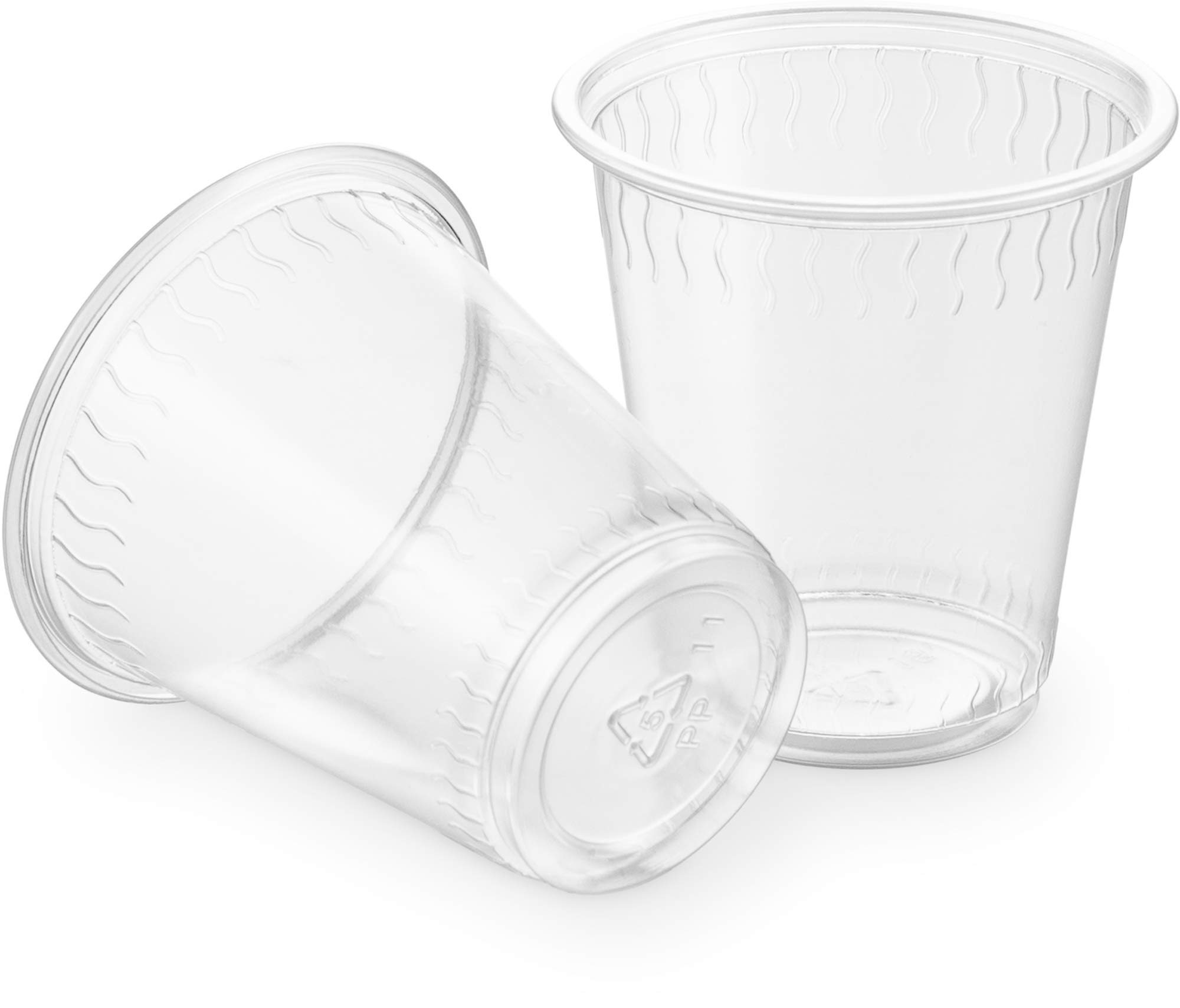 PLASTICPRO 3 oz Clear Plastic Disposable Cups - 200 Count Bulk Pack for Parties, Picnics, and Events | BPA-Free Drinking Cups for Beverages, Cocktails, and Desserts