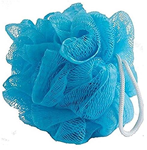 Exfoliating Bath Sponge & Loofah Back Scrubber for Men & Women - Natural Body Scrubber for Shower & Bath - Pack of 1 Multicolor Bath Accessories - Perfect for Deep Cleansing, Dead Skin Removal & Relaxing Spa Experience