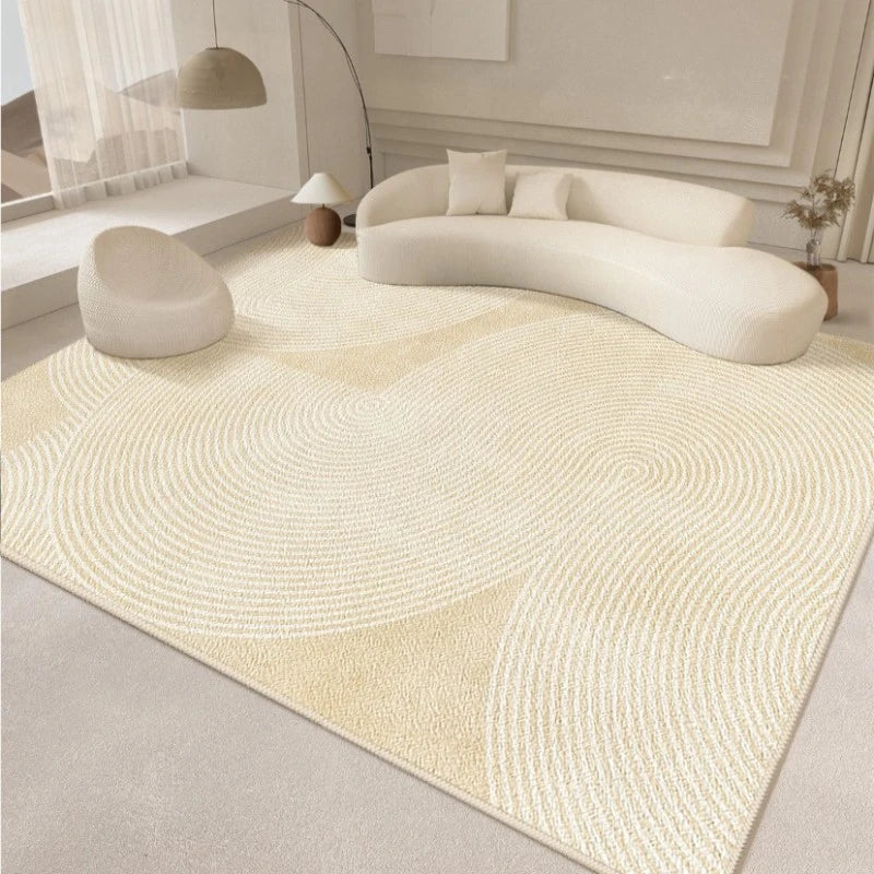 Jaylah Modern Wave Waterproof Area Rug - Non-Slip Soft Living Room Carpet for Home Decor, Bedroom, Nursery, Office | Indoor & Outdoor Use
