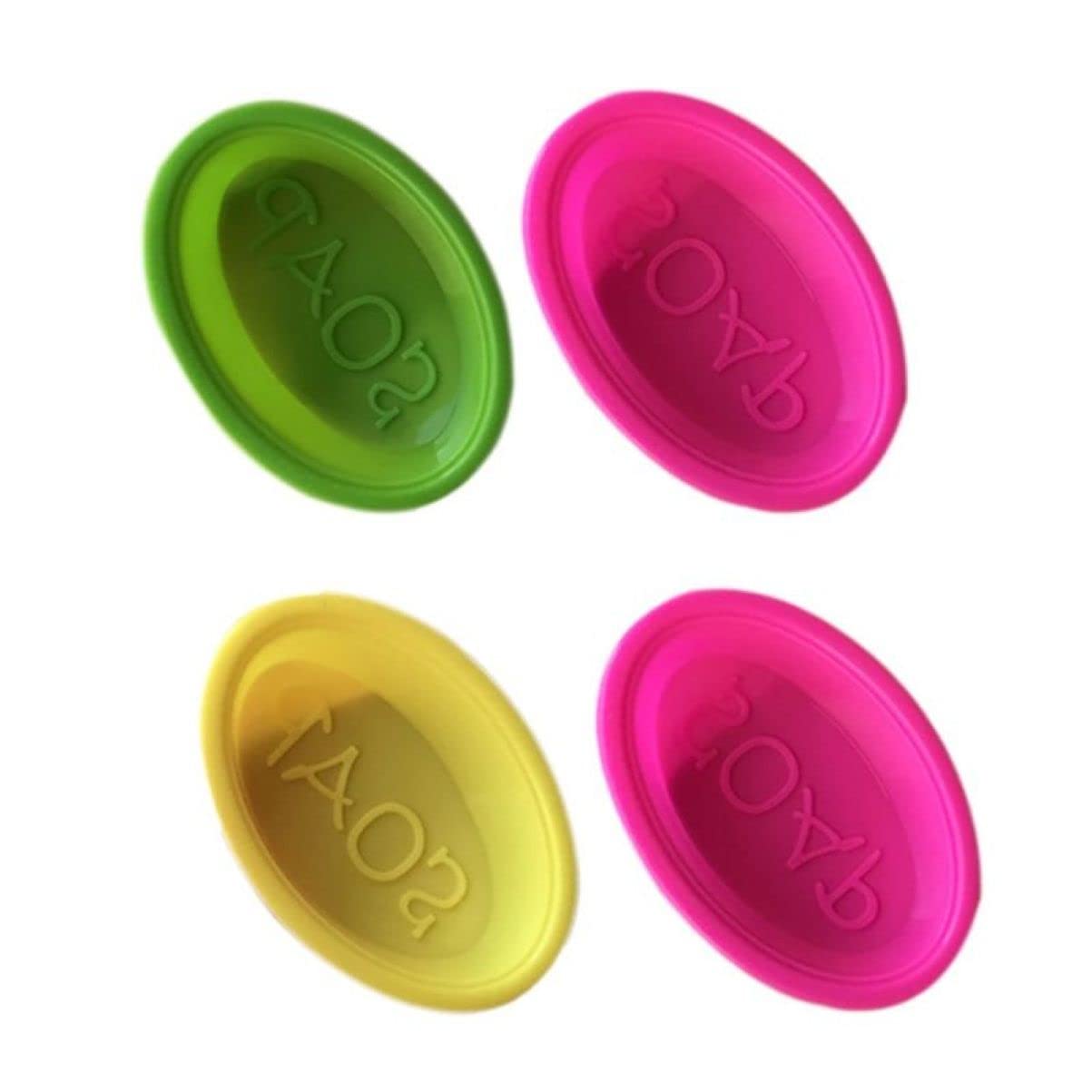 UPKOCH 12Pcs Silicone Soap Molds Set - DIY Round Square Oval Gummy Candy & Fudge Molds for Soap Making, Cake Decorating, Baking Tools - Random Colors - Perfect for Homemade Treats, Party Favors & Craft Projects