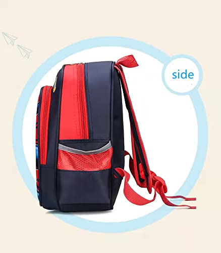 Spider-Man Kids Backpack - Waterproof 3D Superhero School Bag for Boys & Girls - Lightweight Durable Bookbag for Camping, Hiking, Travel & Daily Use - Multi-Color Children's Backpack