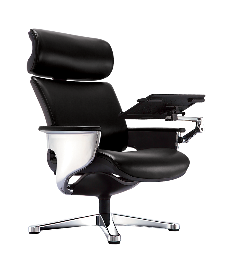 Eurotech Nuvem Lounge Chair - Premium Genuine Leather Recliner with Adjustable Headrest | Perfect for Living Room, Office, or Reading Nook