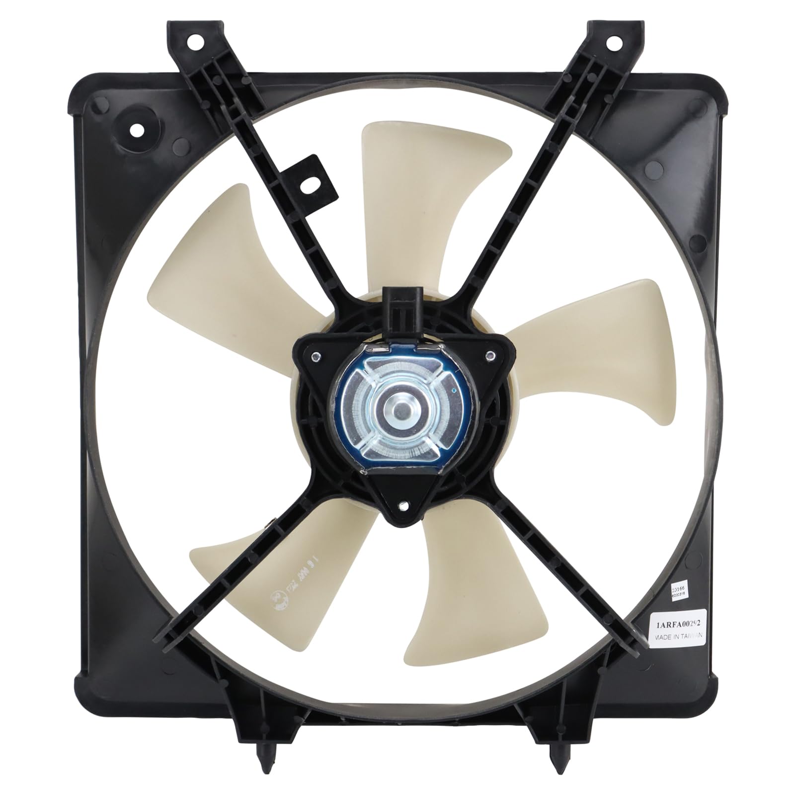 TRQ Radiator Cooling Fan Assembly Compatible with 1999-2005 Mazda Miata MX-5 - Replacement Part MA3115123 - Perfect for Engine Cooling & Overheating Prevention