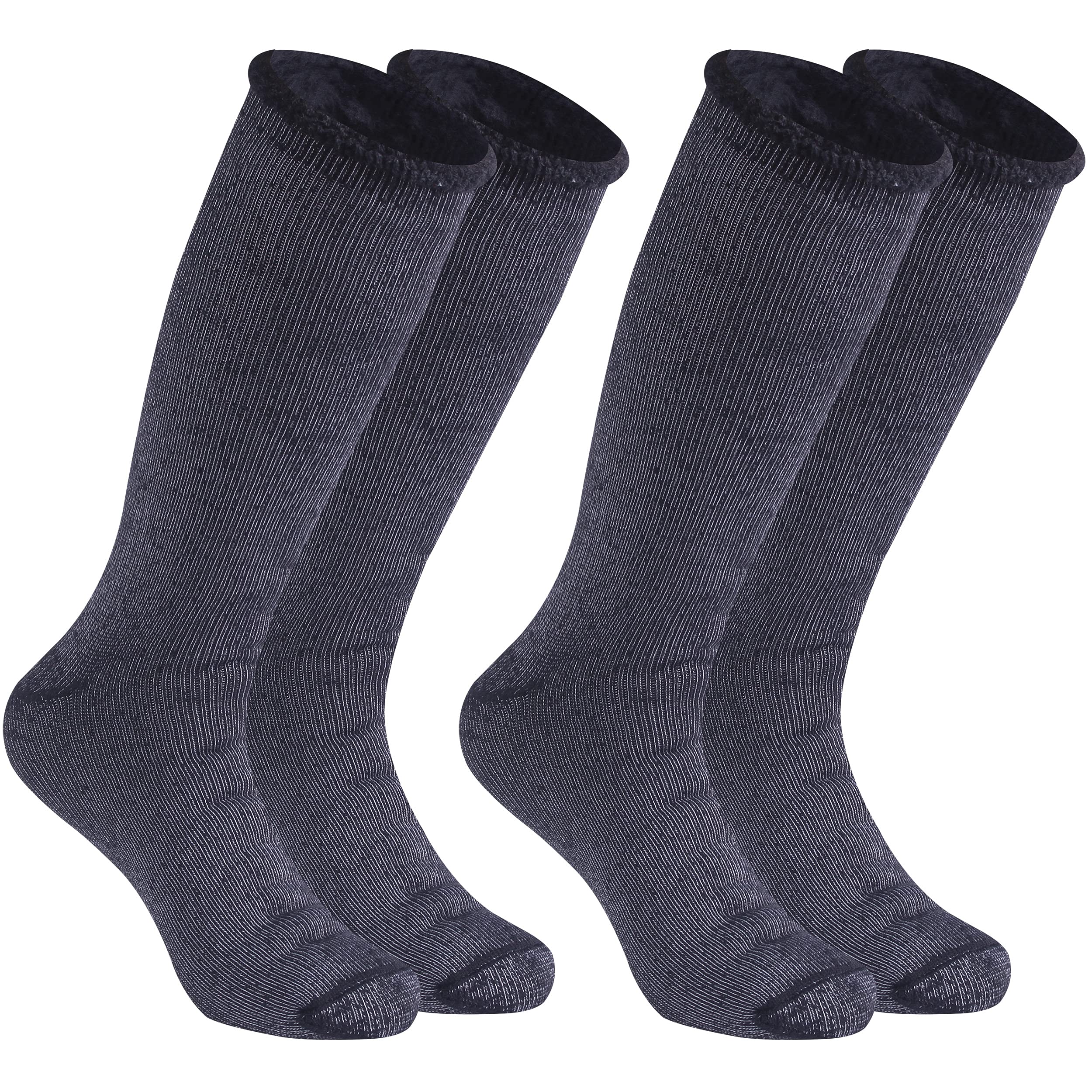 Time and River Unisex Thermal Socks - Winter Warm Insulated Thick Soft Heat Socks for Men & Women - Perfect for Outdoor Hiking, Skiing & Indoor Winter Comfort