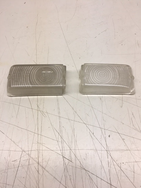 Alfa Romeo 1600 Front Turn Signal Light Lens Replacement - Left & Right Side Compatible with Classic Models - Perfect for Restoration & Car Shows