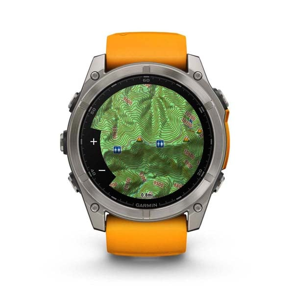 Garmin Fenix 8 51mm AMOLED Sapphire GPS Smart Watch - Premium Multisport Fitness Tracker with Heart Rate Monitor & GPS Navigation - Perfect for Hiking, Running, Cycling & Outdoor Adventures