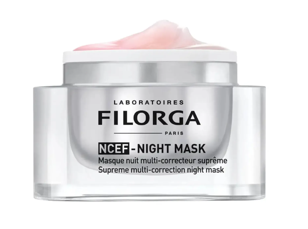 Filorga NCEF Night Mask Supreme Multi Correction 50ml - Anti-Aging Overnight Face Cream for Wrinkles & Fine Lines | Hydrating Night Treatment for Glowing Skin
