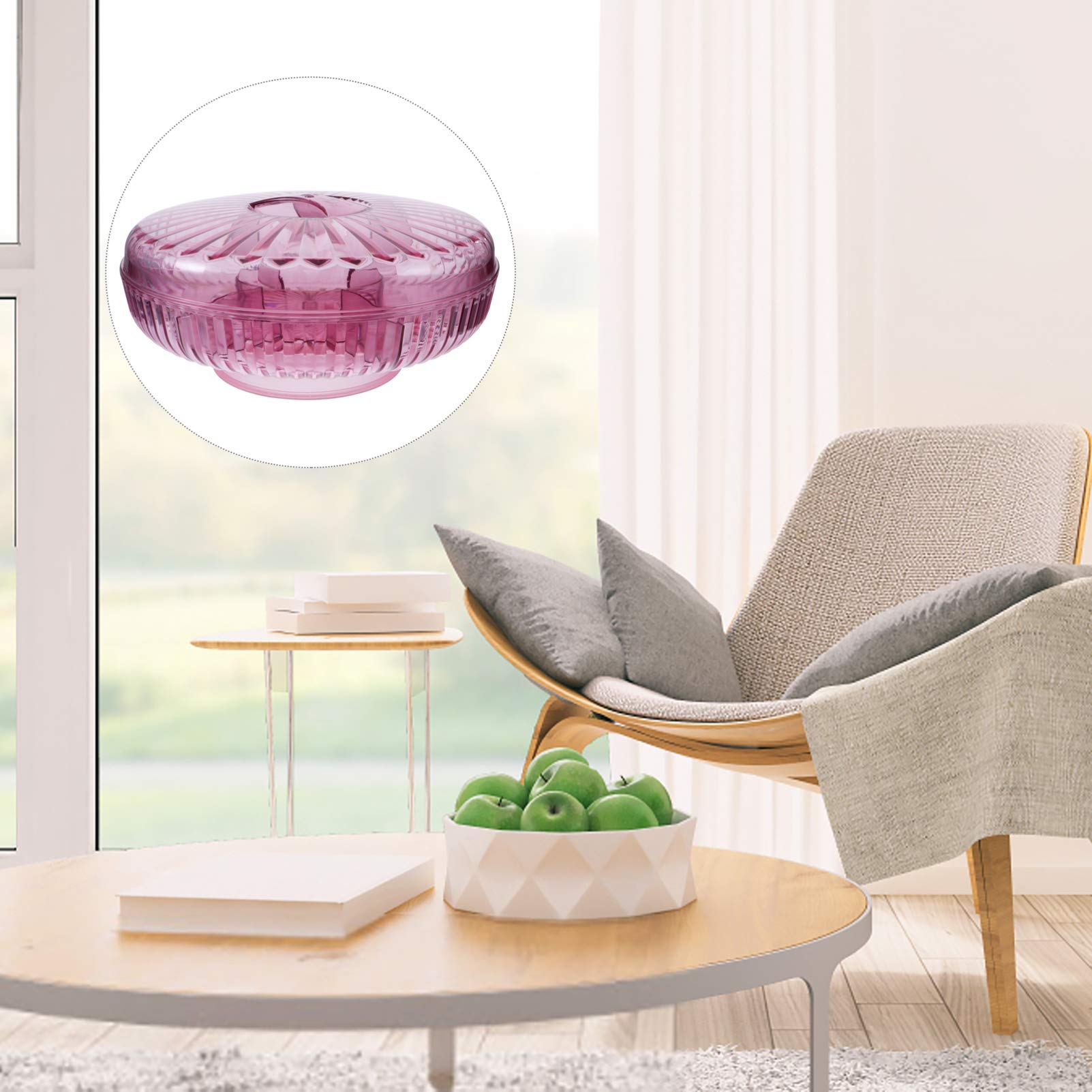 Sturdy 6-Section Snack Tray - Perfect for Candy, Dried Fruits, Nuts & Party Snacks | BPA-Free Plastic Serving Dish for Home, Office & Entertaining