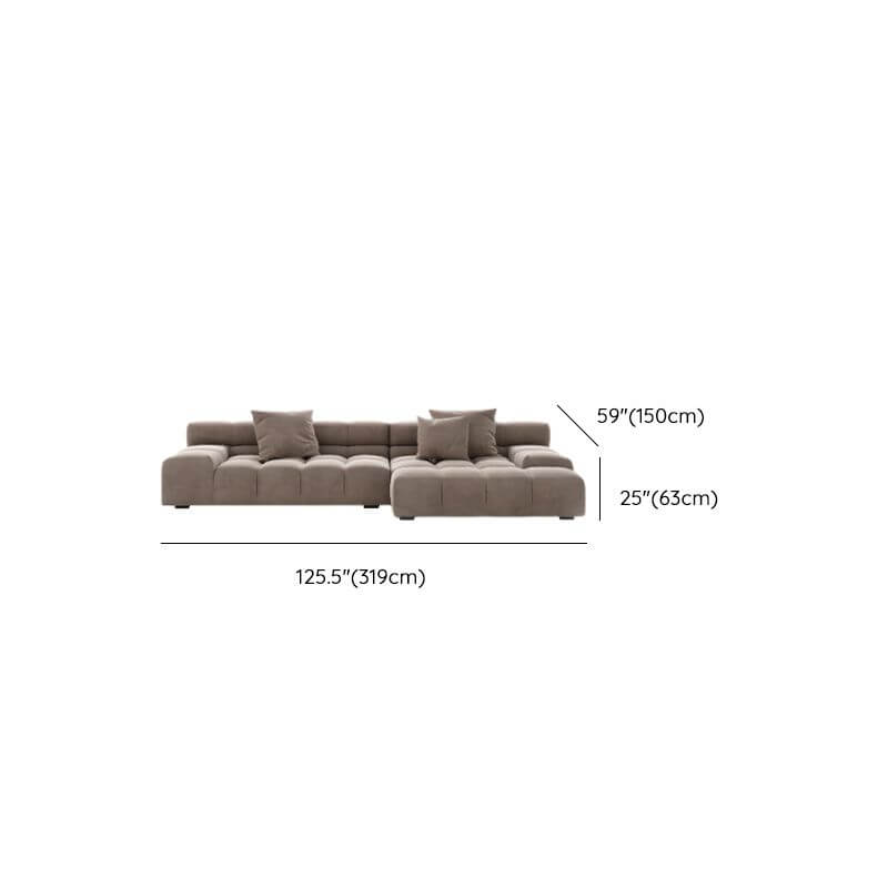 6-Person L-Shaped Reclining Sofa with Right Chaise - Perfect for Living Room, Home Theater & Family Gatherings