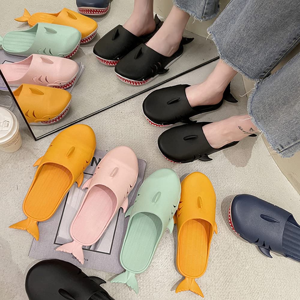 Funny Shark Slippers for Men & Women - Comfortable Shark Beach Shoes for Pool Party, Summer Vacation & Beach Outings