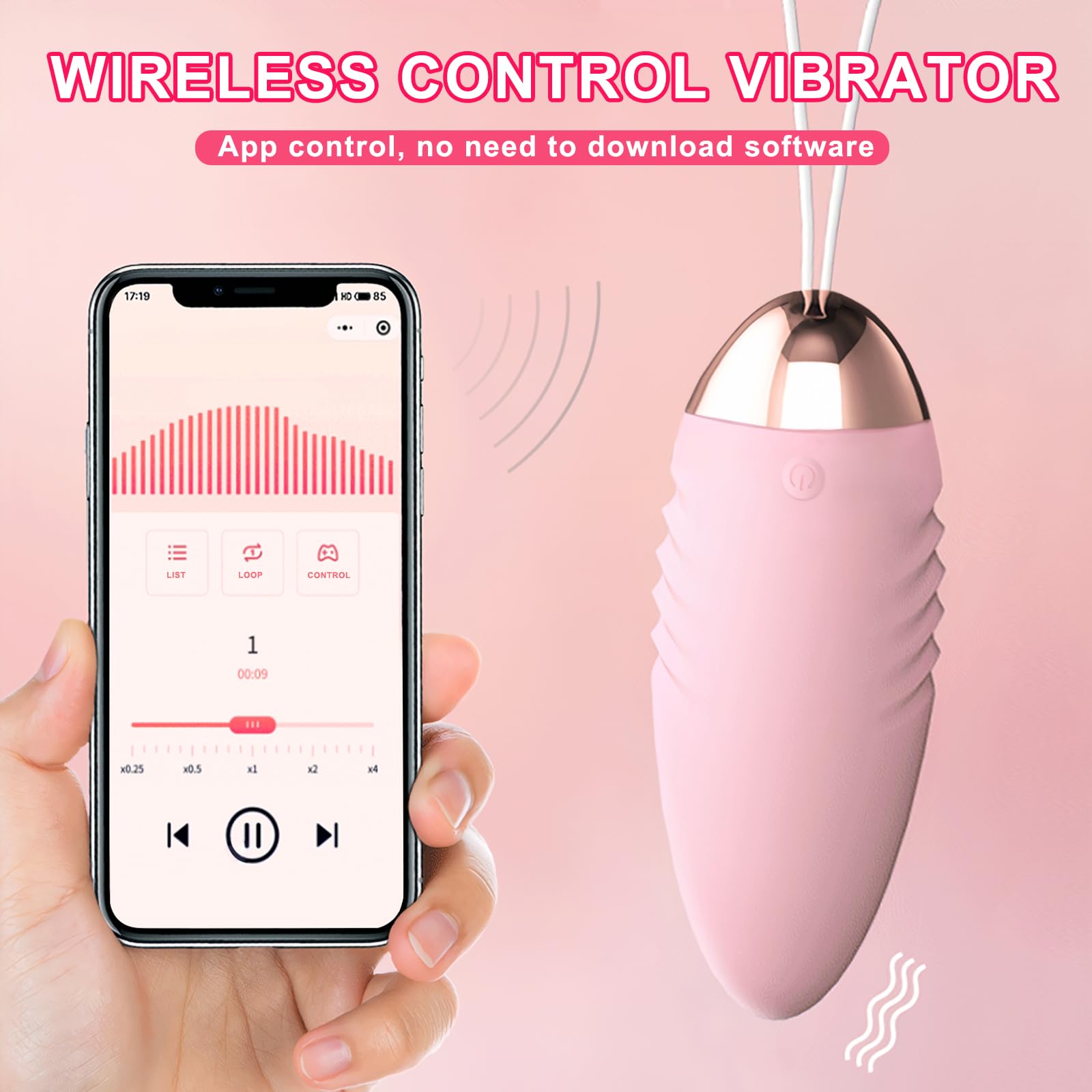 APP Remote Control Vibrator - UVILOV Bullet Mini Vibrator for Women | Rechargeable Clitoral & G-Spot Stimulator | Discreet Adult Sex Toy for Couples Play, Solo Pleasure & Sensual Massage | Waterproof & Quiet Design