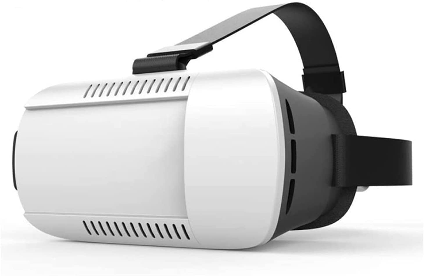 Universal VR Headset for iPhone & Android - 3D Virtual Reality Goggles with Comfortable Padding & Eye Protection - Play Mobile Games, Watch 360° Movies - Perfect for Gaming, Education & Virtual Travel (White)