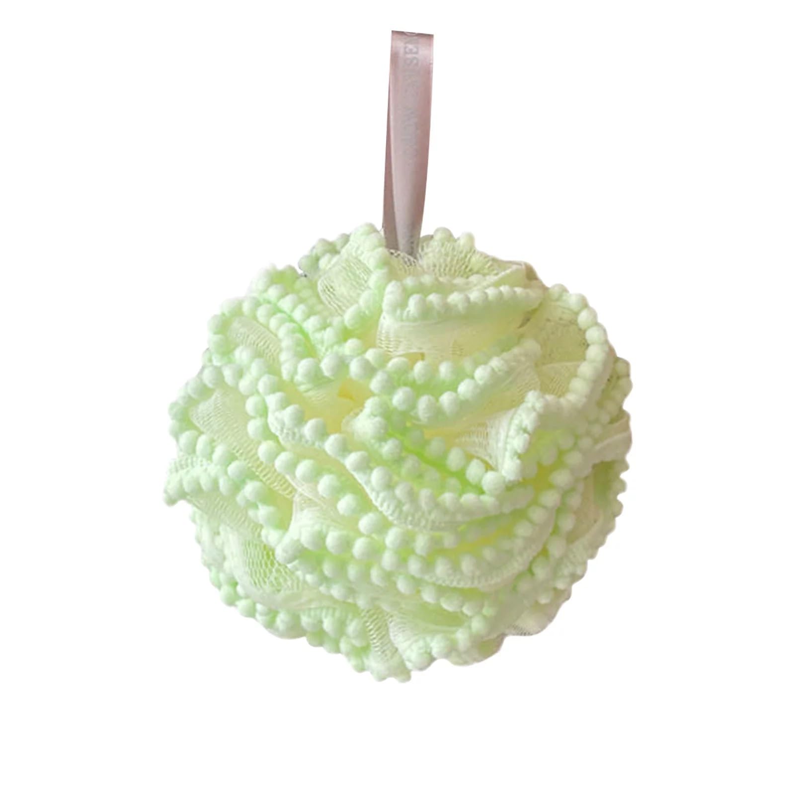 B-LADY Super Soft Colorful Shower Loofah Sponge - Exfoliating Body Scrubber for Men & Women - Pack of 2 - Gentle Skin Cleansing & Full Lather - Perfect for Daily Shower, Spa & Bath Time Relaxation