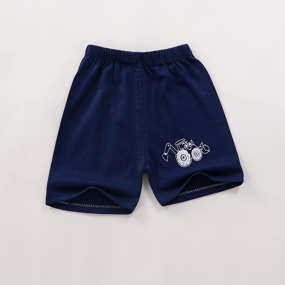 Toddler Baby Boy Clothes Set - Cute Excavator Print Short Sleeve Top & Shorts Outfit for Summer | Playtime, Daycare & Outdoor Adventures