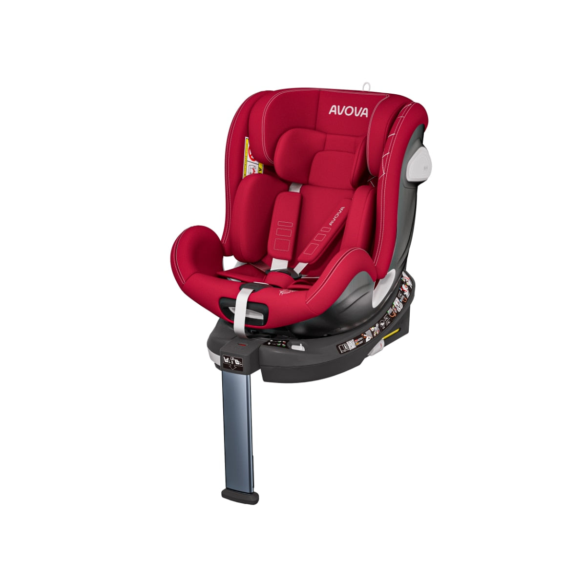 Avova Swan Fix i-Size Child Car Seat - Safe & Comfortable for Babies & Toddlers - Ideal for Long Road Trips & Daily Commutes