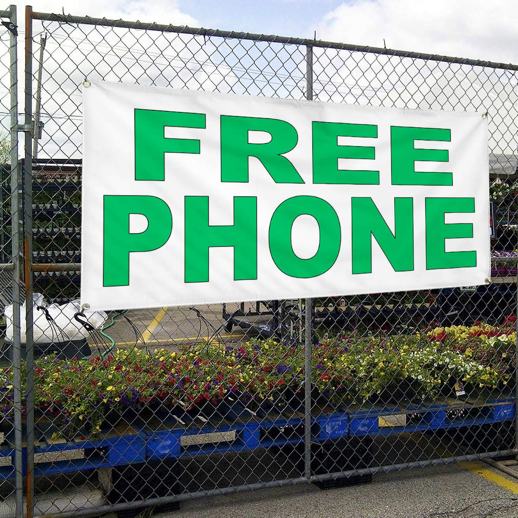 Durable Vinyl Banner - Multiple Sizes (60x144 Inches) with 10 Grommets - Weatherproof, UV Resistant for Outdoor & Industrial Use - Perfect for Yard Signs, Retail Displays, and Event Advertising