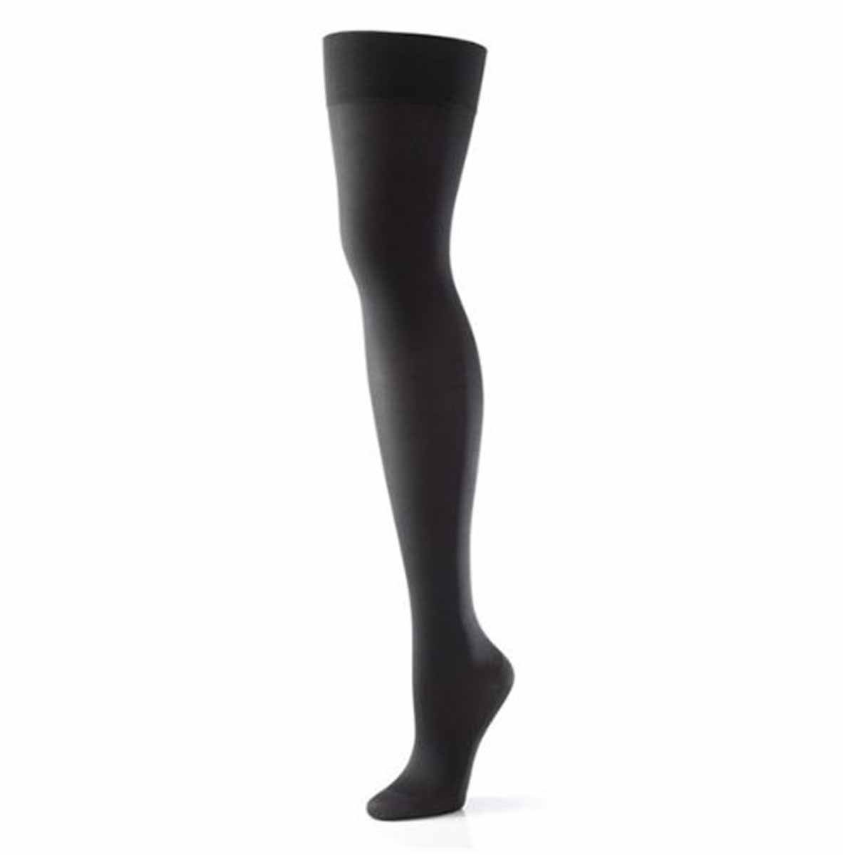 Activa Class 1 Thigh Support Stockings 14-17 mmHg - Black Large Size for Women | Medical Compression Socks for Varicose Veins, Swelling & Circulation | Perfect for Travel, Pregnancy & Long Work Shifts