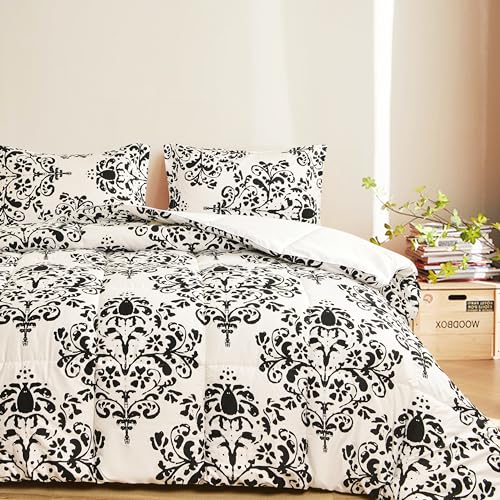 Black & White Damask