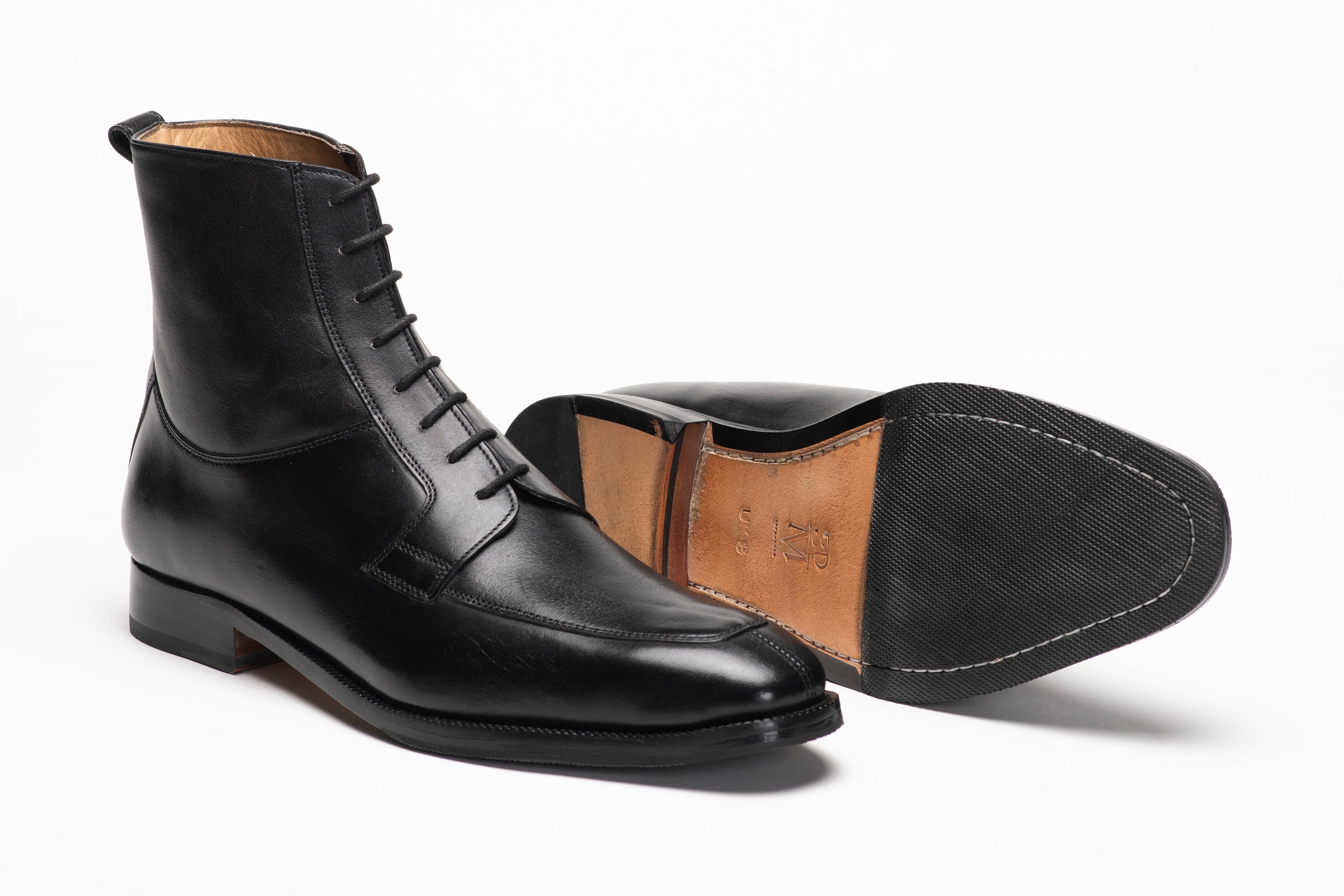 Stylish Black Derby Boots for Women - Comfortable & Durable Apron Derby Boots for Work, Casual Wear & Outdoor Activities