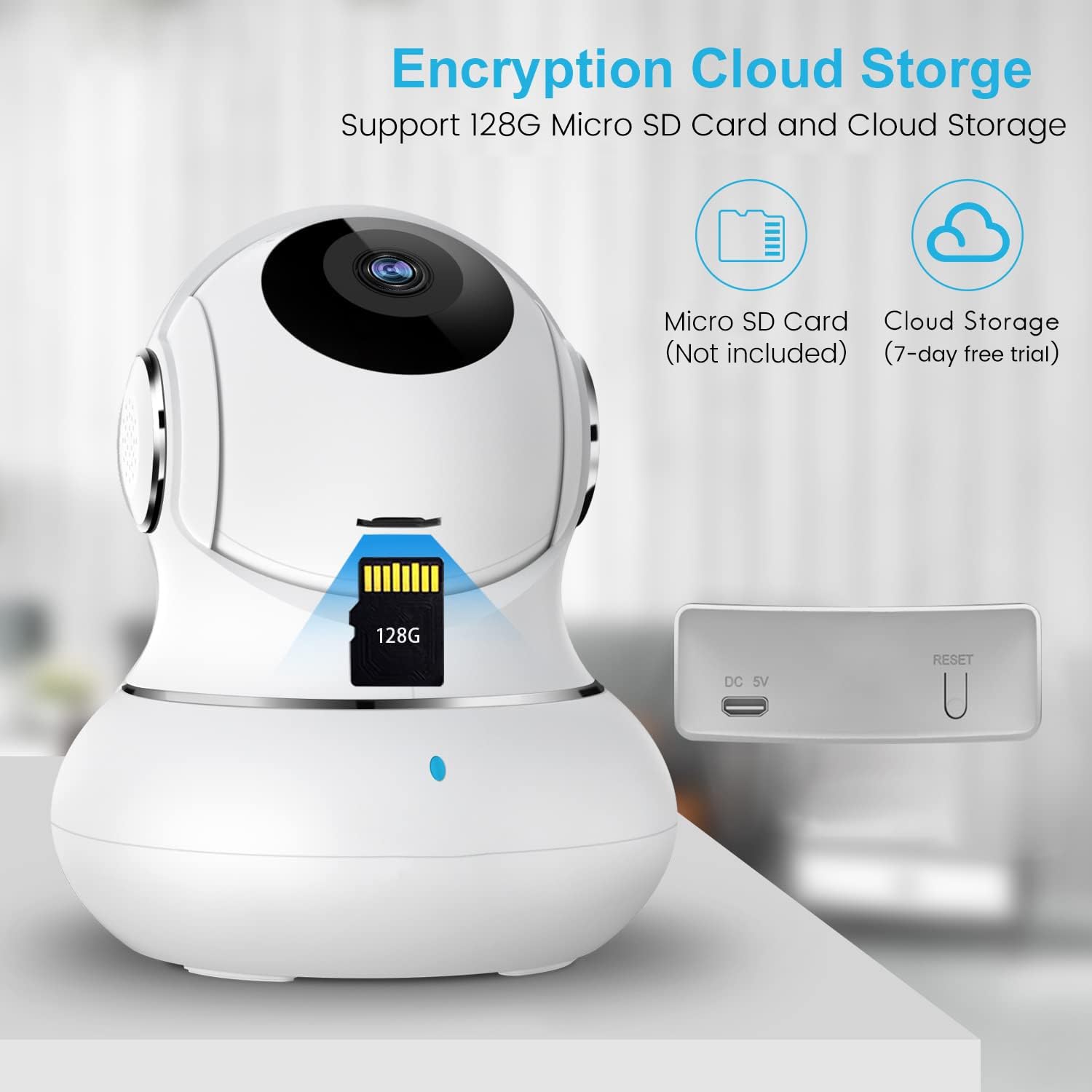 4 Pack Indoor Security Camera with 2K HD, 360° Pan & Tilt, Night Vision - WiFi Pet & Baby Monitor Camera with Mobile App, Alexa Compatible - Ideal for Home, Nursery, Pet Tracking & Office Surveillance