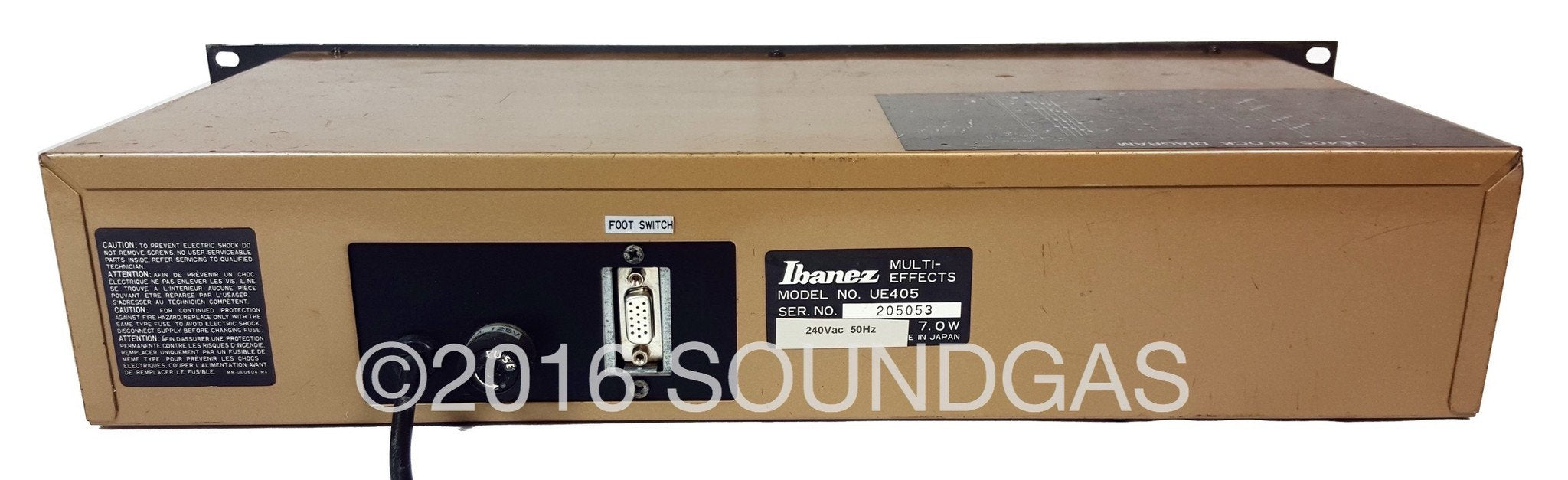 IBANEZ UE 405 Analog Rack Multi Effects Processor - Professional Guitar Effects Unit for Studio & Live Performance