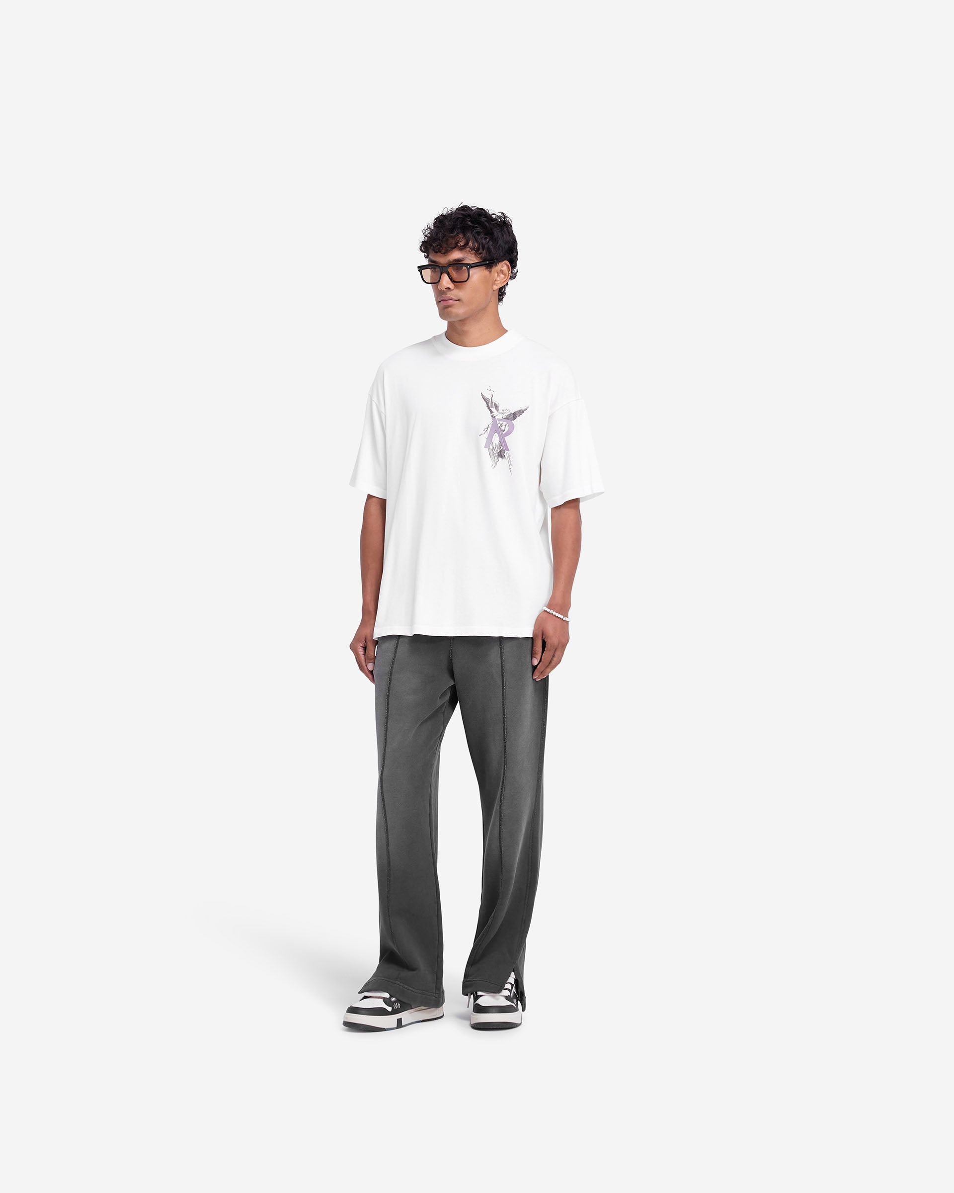 Archangel Graphic T-Shirt - Flat White | Stylish Casual Wear for Men & Women - Perfect for Everyday Outfits, Streetwear, and Gifts