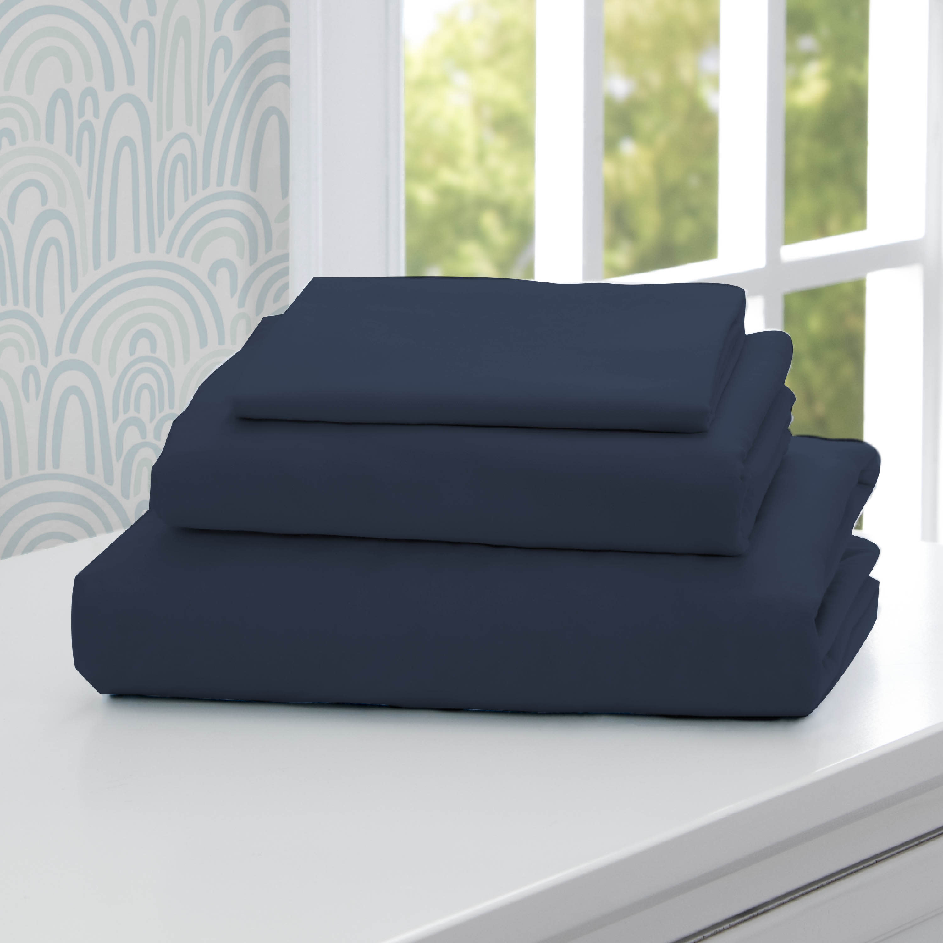 3 Piece Twin Sheet Set - Soft & Breathable 100% Cotton Bed Sheets for Kids & Teens - Perfect for Dorm, Bedroom, and Sleepovers