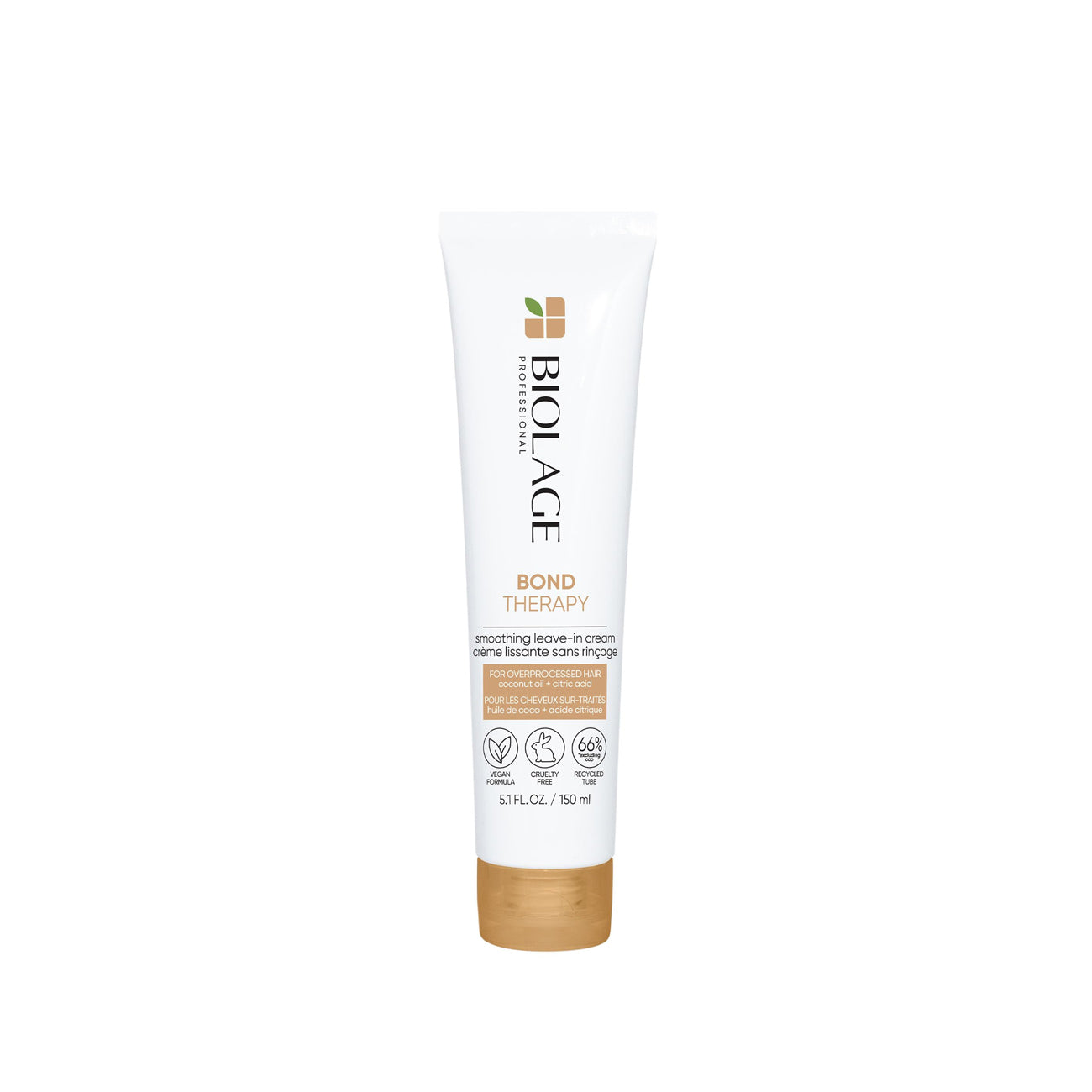 Bond Therapy Smoothing Leave In Cream for Damaged Hair - Hydrating & Repairing Treatment for Frizz Control & Shine - Perfect for Daily Hair Care & Styling