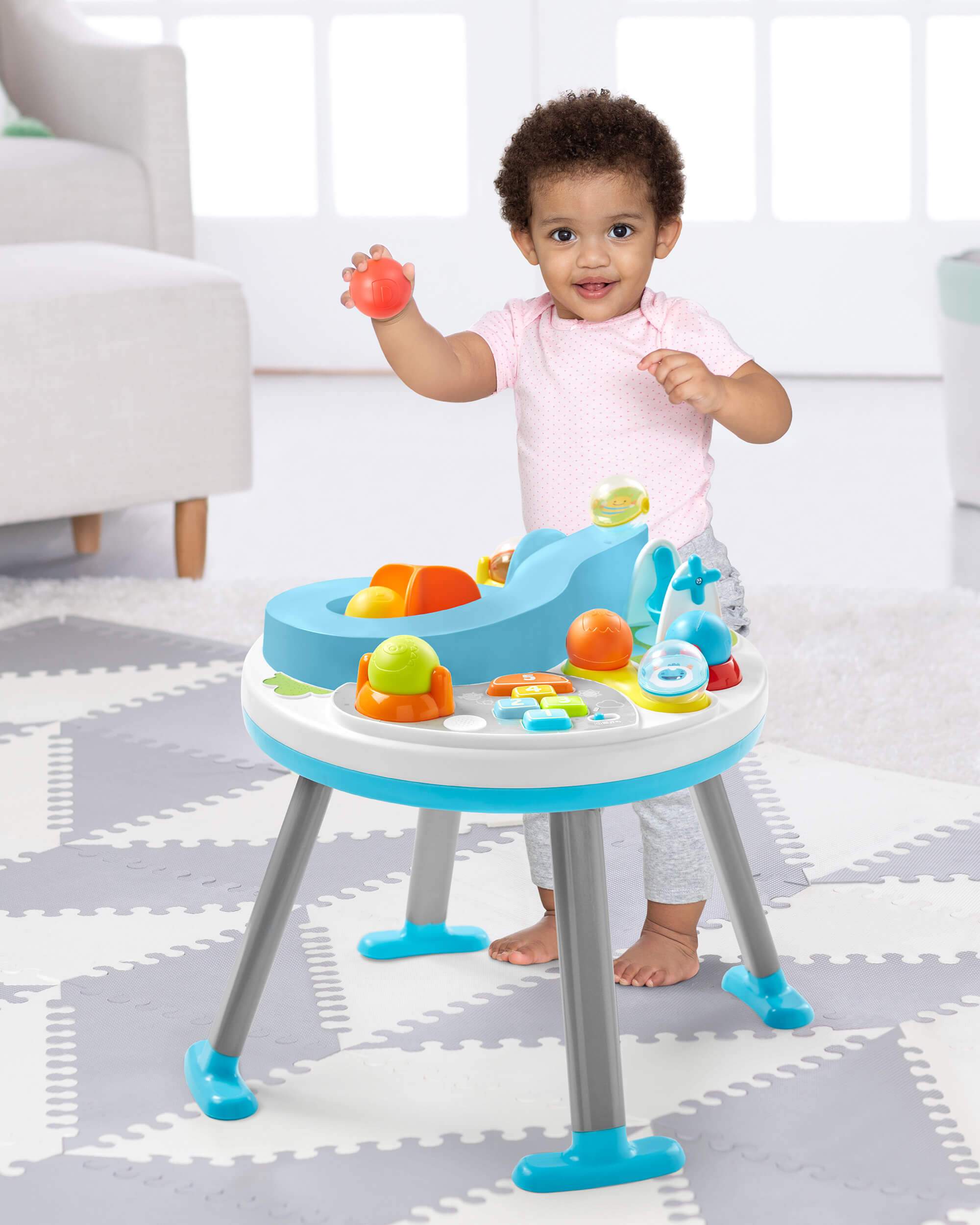 Skip Hop Explore & More Let's Roll Activity Table - Interactive Baby Play Table with Sensory Toys for Toddlers 6-18 Months - Perfect for Crawling, Standing & Early Learning Playtime