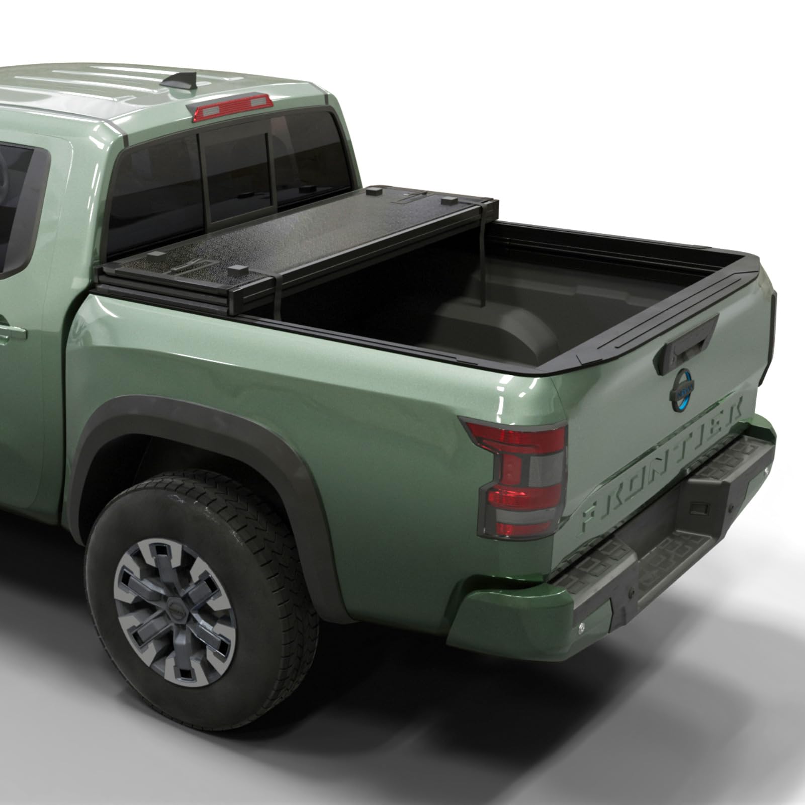 Hard Folding Truck Bed Tonneau Cover for 2005-2025 Nissan Frontier 5ft Bed (60