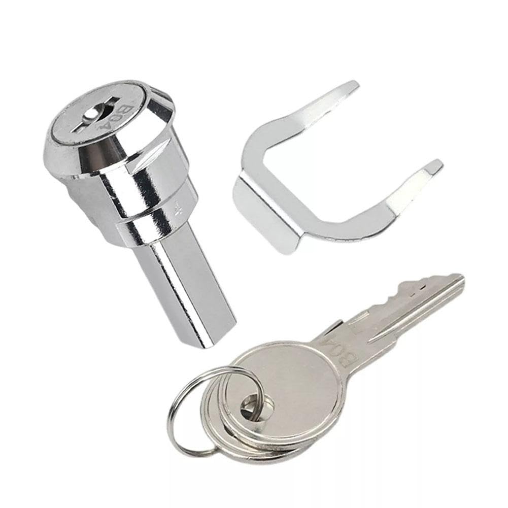 Toolbox Lock Set - Keyed Alike Cam Lock for Tool Box, RV Storage & Mailbox | Heavy Duty Iron Cabinet Insert with Linkage Drawer Lock | Universal Craftsman Tool Security | Perfect for Workshop, Garage & Vehicle Organization