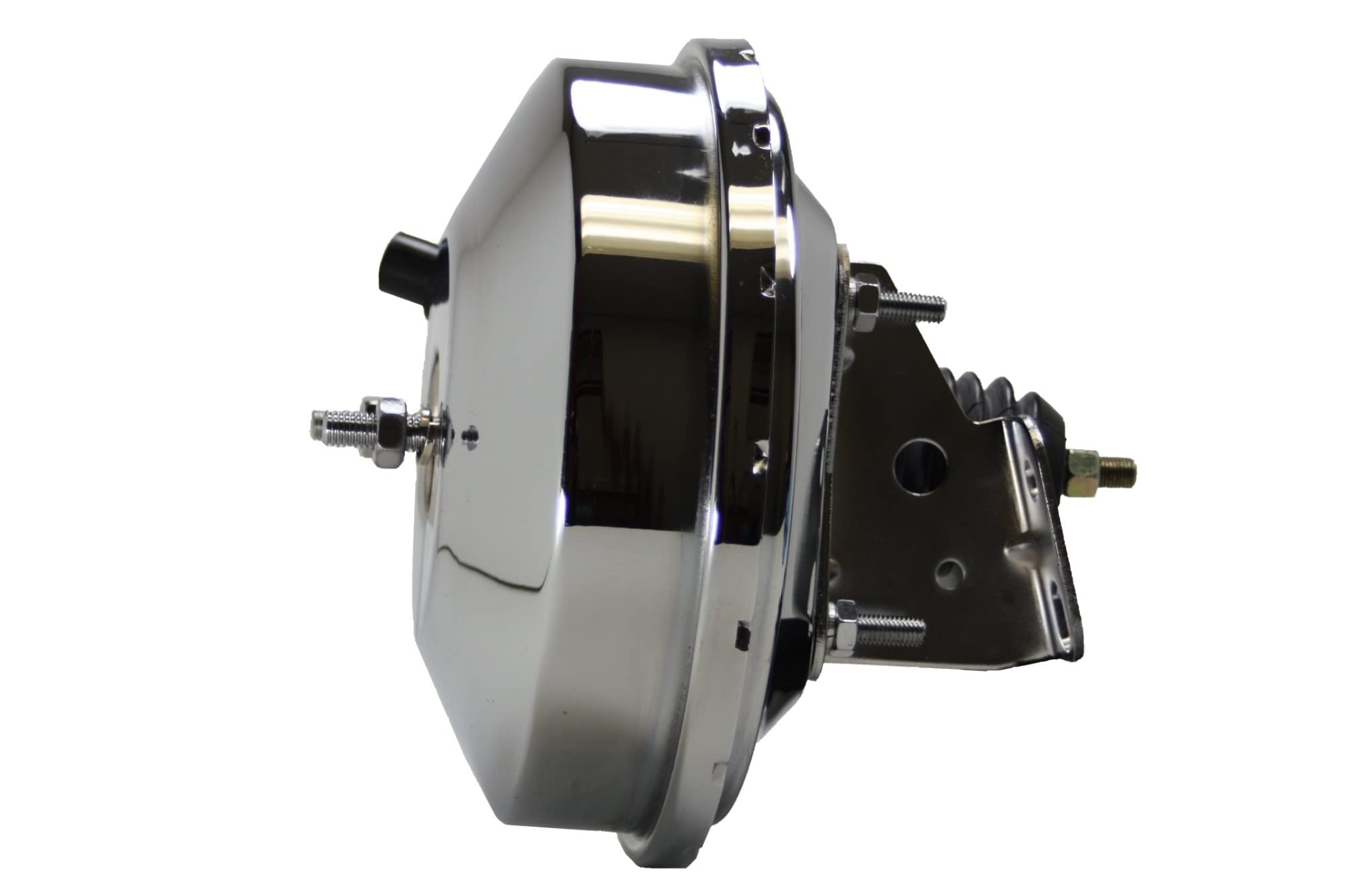 LEED BRAKES 9 Inch Power Booster with 1-1/8 Inch Bore Flat Top Aluminum Master Cylinder (Chrome) - Perfect for Classic Car Restoration & Performance Upgrades