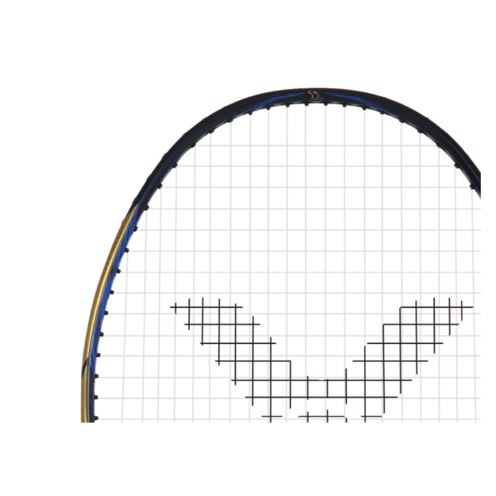 Victor Brave Sword 12 SE Unstrung Badminton Racket - Professional Carbon Fiber Shuttlecock Racket [Midnight Blue] | Perfect for Tournament Play & Training Sessions