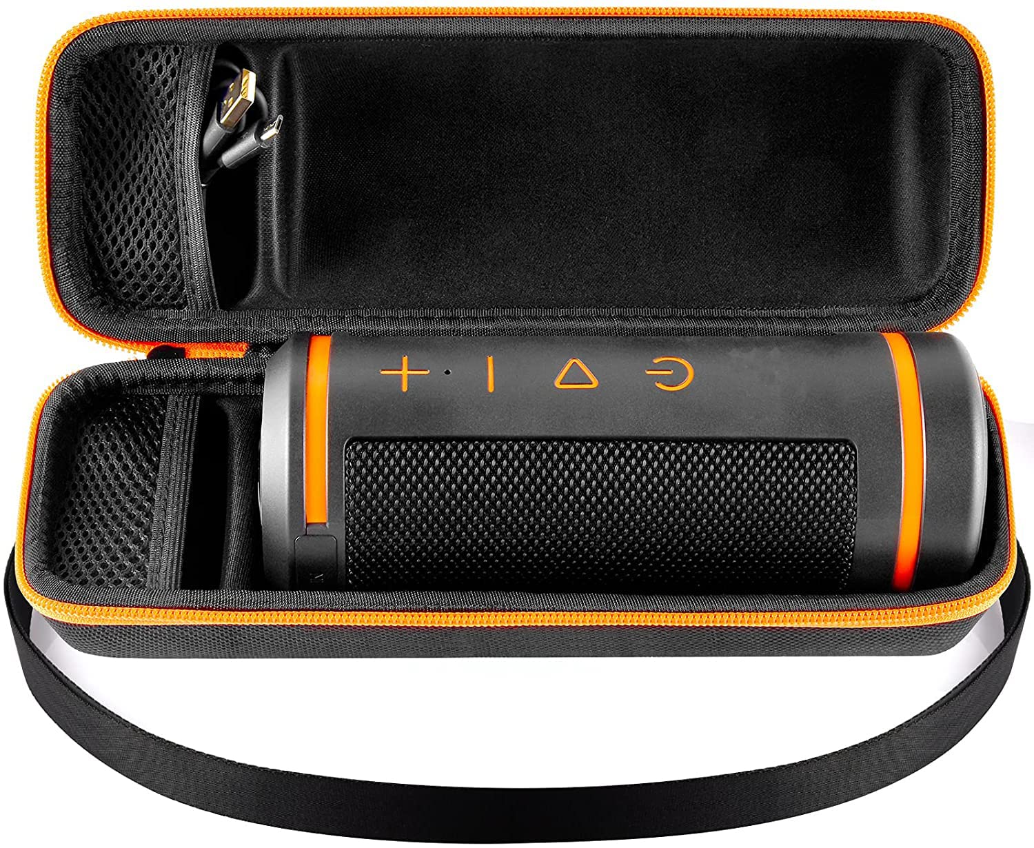 Bushnell Wingman GPS Bluetooth Speaker Case - Protective Storage Pouch for Golf GPS & USB Cable | Durable Organizer Holder for Golf Accessories & Travel Use