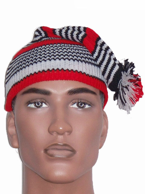 Authentic African Igbo Okpu Agu Cap Hat DPH350 – Traditional Nigerian Tribal Hat for Men, Cultural Fashion Accessory, Perfect for Weddings, Festivals, and Special Events