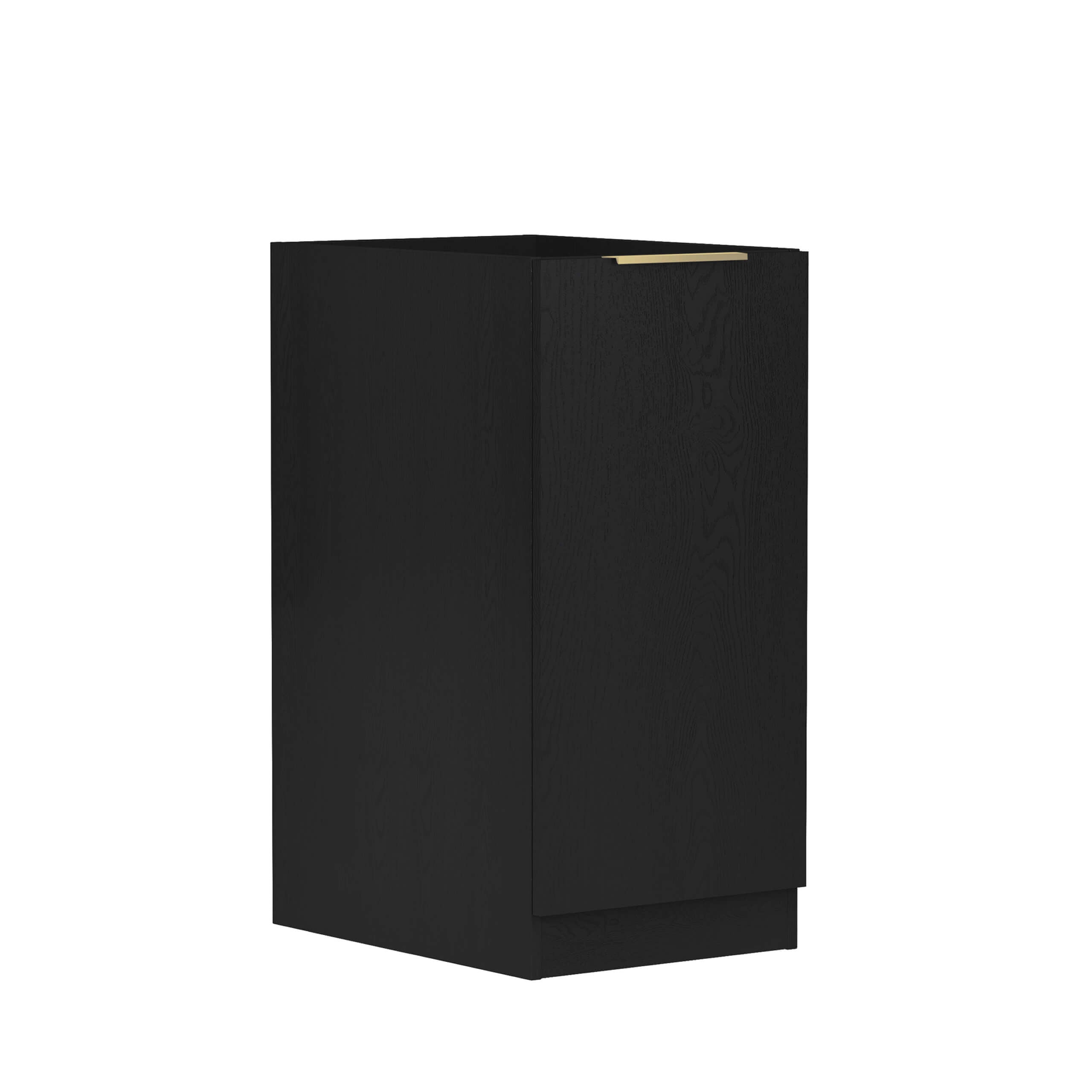 Byron Laundry Base Cabinet - Black Oak 415 - Durable Storage for Laundry Room, Bathroom, or Utility Room - Perfect for Organizing Detergents & Cleaning Supplies