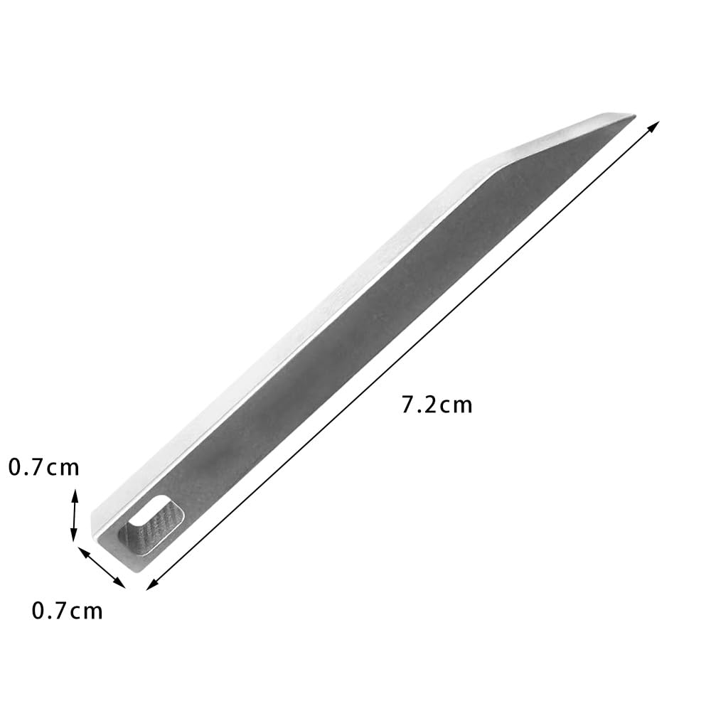 Premium Stainless Steel EDC Pocket Pry Bar - Mini Keychain Crowbar Tool for Camping, Hiking & Emergency Repairs | Compact Survival Multi-Tool for Outdoor Adventures, Car Repair & Everyday Carry (EDC) Gear
